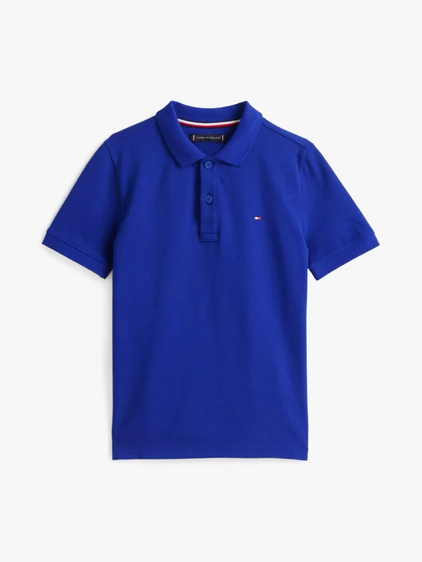 Tommy Hilfiger Polo-Shirt mit Kontrast-Besatz WEDGE BLUE Cheap