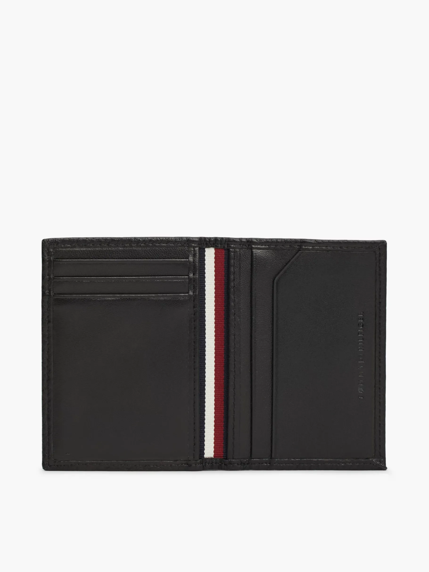 Tommy Hilfiger Premium Leather Bifold-Brieftasche BLACK Clearance