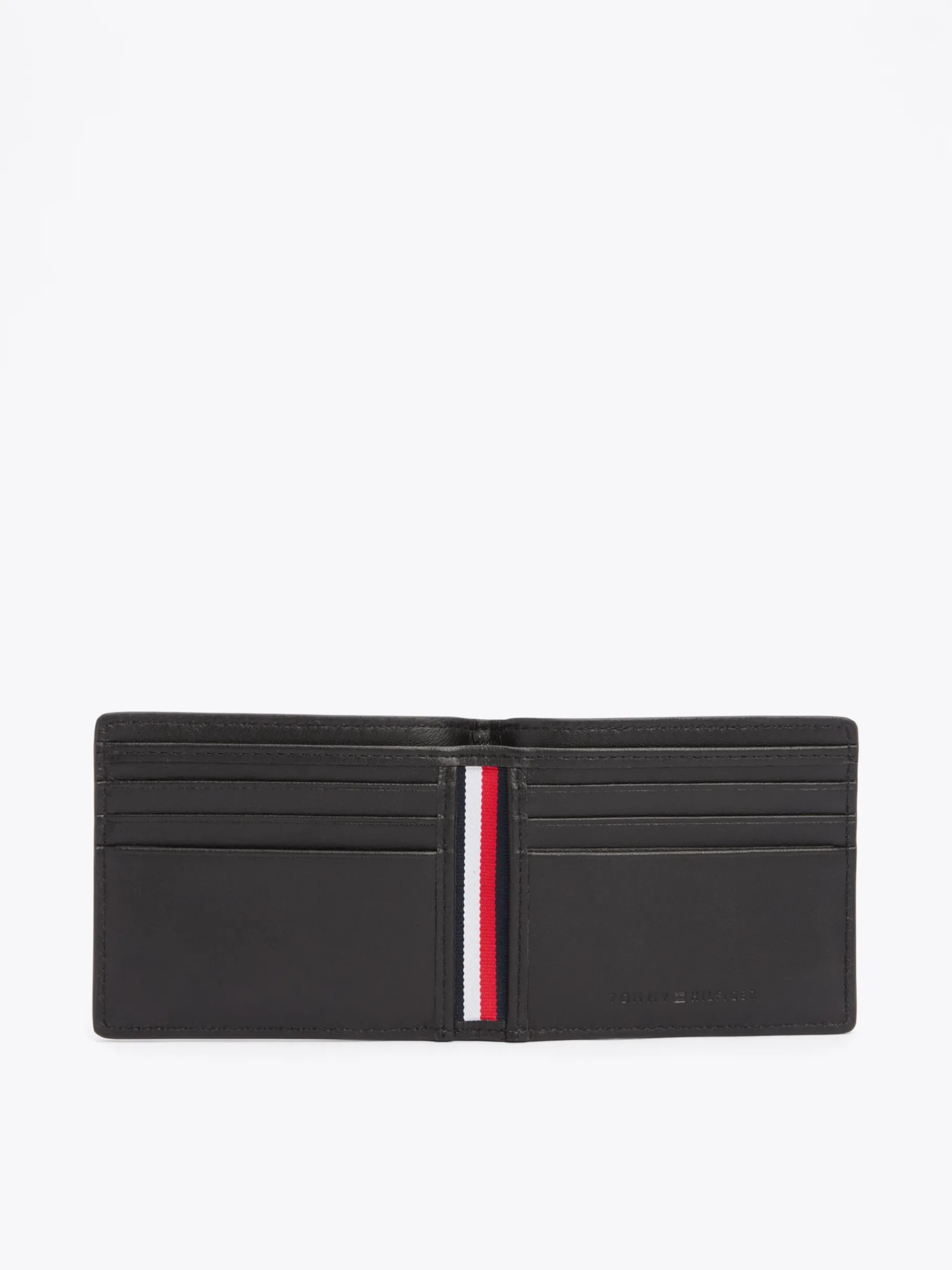 Tommy Hilfiger Premium Leather Bifold-Brieftasche BLACK Outlet