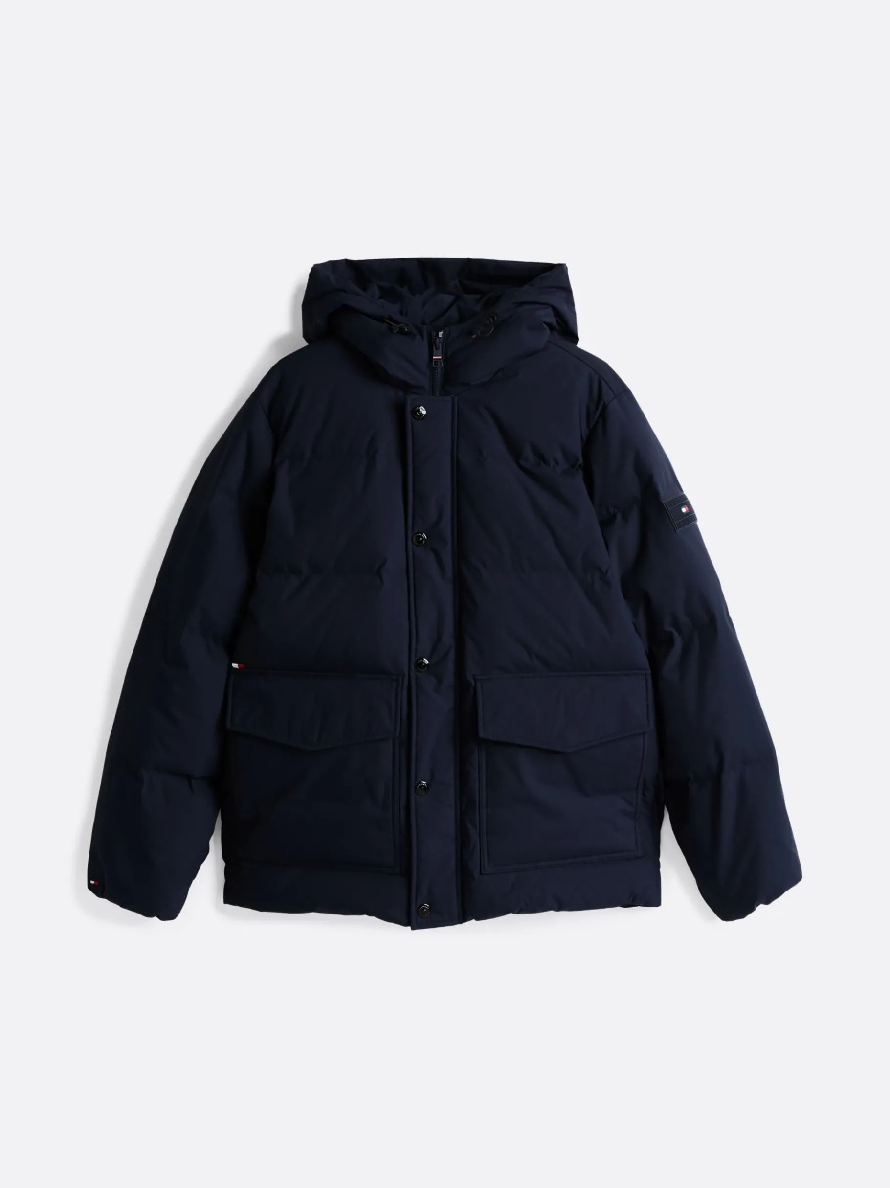 Tommy Hilfiger Puffer-Daunenjacke mit Kapuze DESERT SKY New