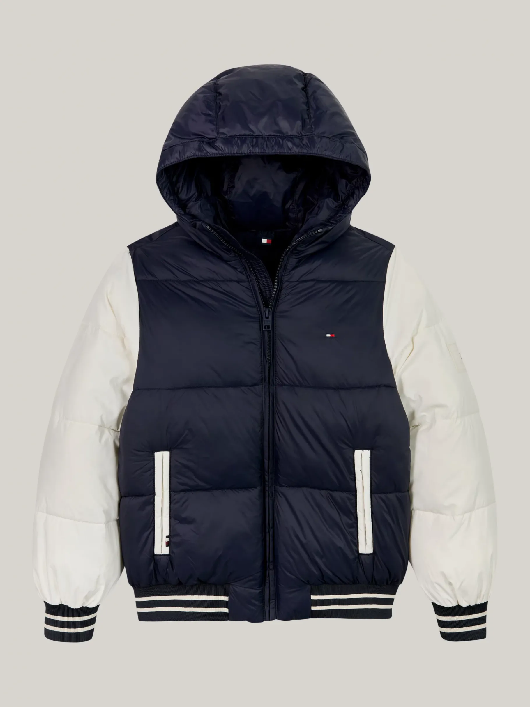 Tommy Hilfiger Pufferjacke mit Color Block-Design und Logo DESERT SKY COLORBLOCK Best