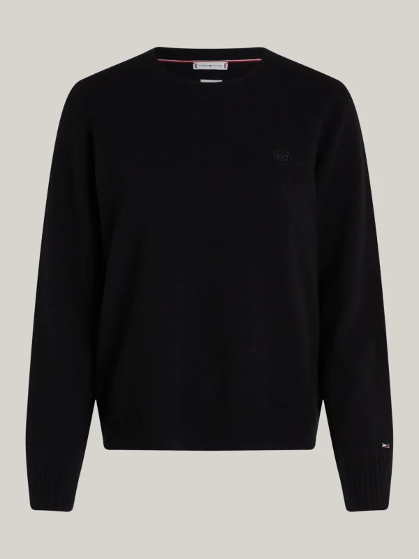 Tommy Hilfiger Pullover aus reinem Kaschmir BLACK Store