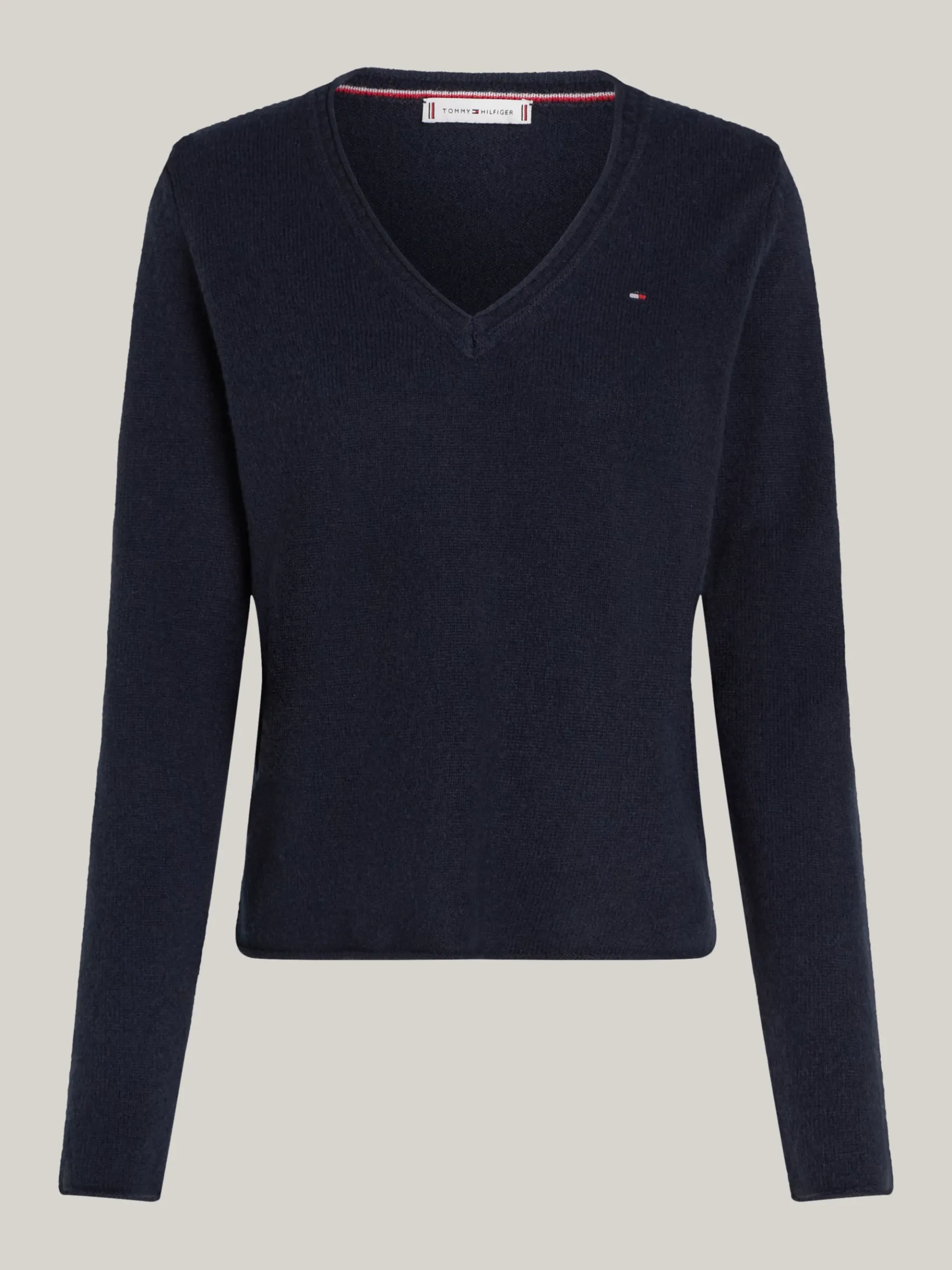 Tommy Hilfiger Pullover aus reiner Wolle mit V-Ausschnitt DESERT SKY Cheap