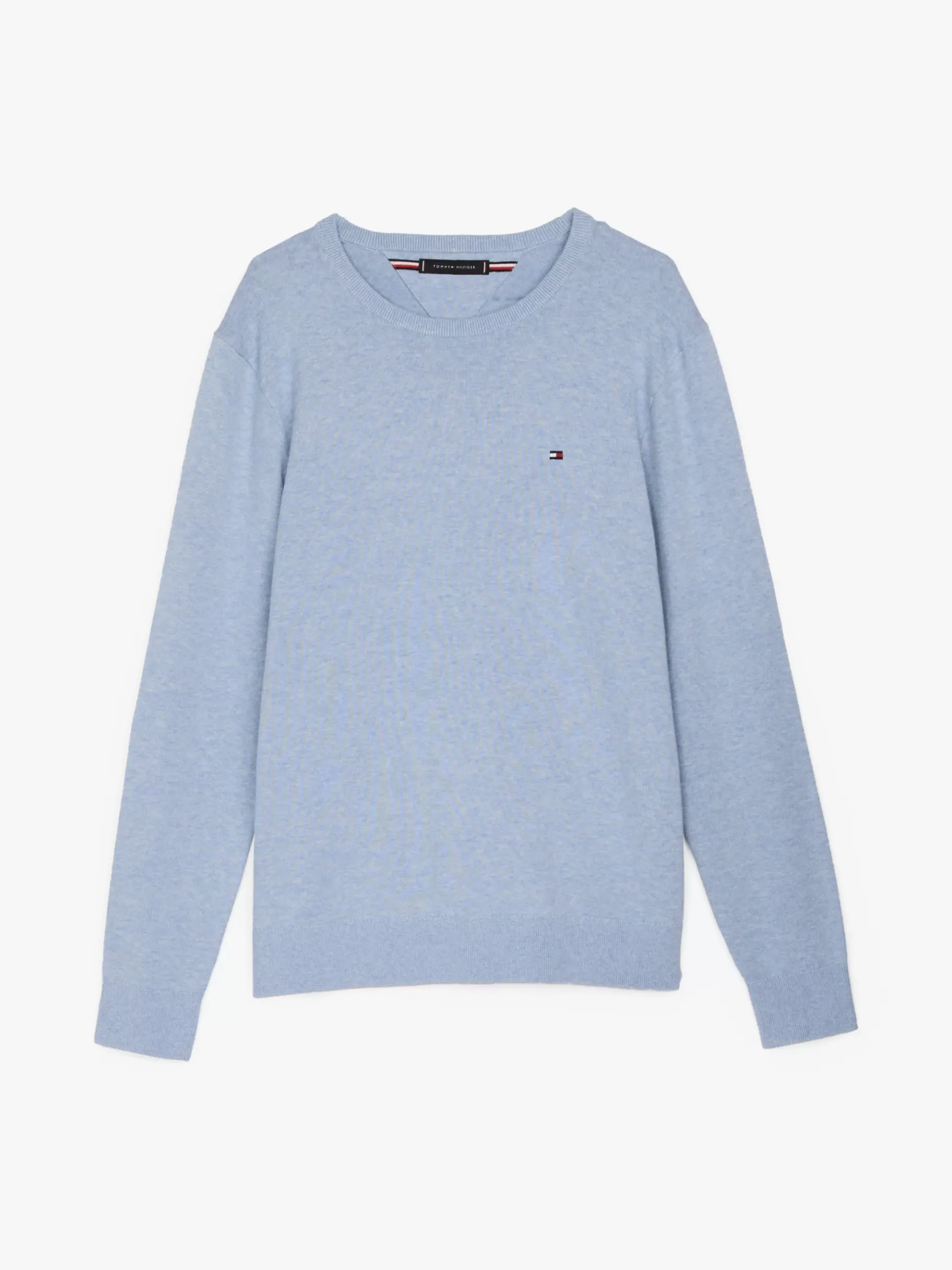 Tommy Hilfiger Pullover mit Flag-Stickerei VESSEL BLUE HEATHER Fashion