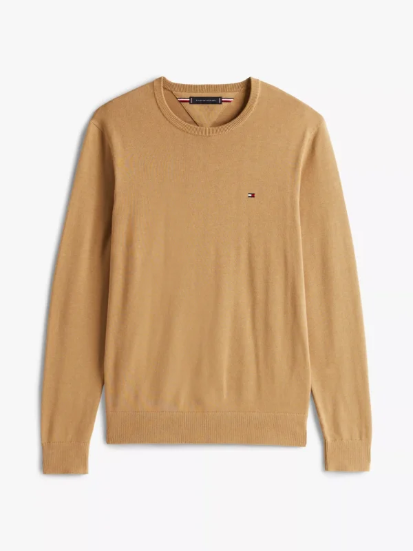 Tommy Hilfiger Pullover mit Flag-Stickerei SAFARI CANVAS Cheap