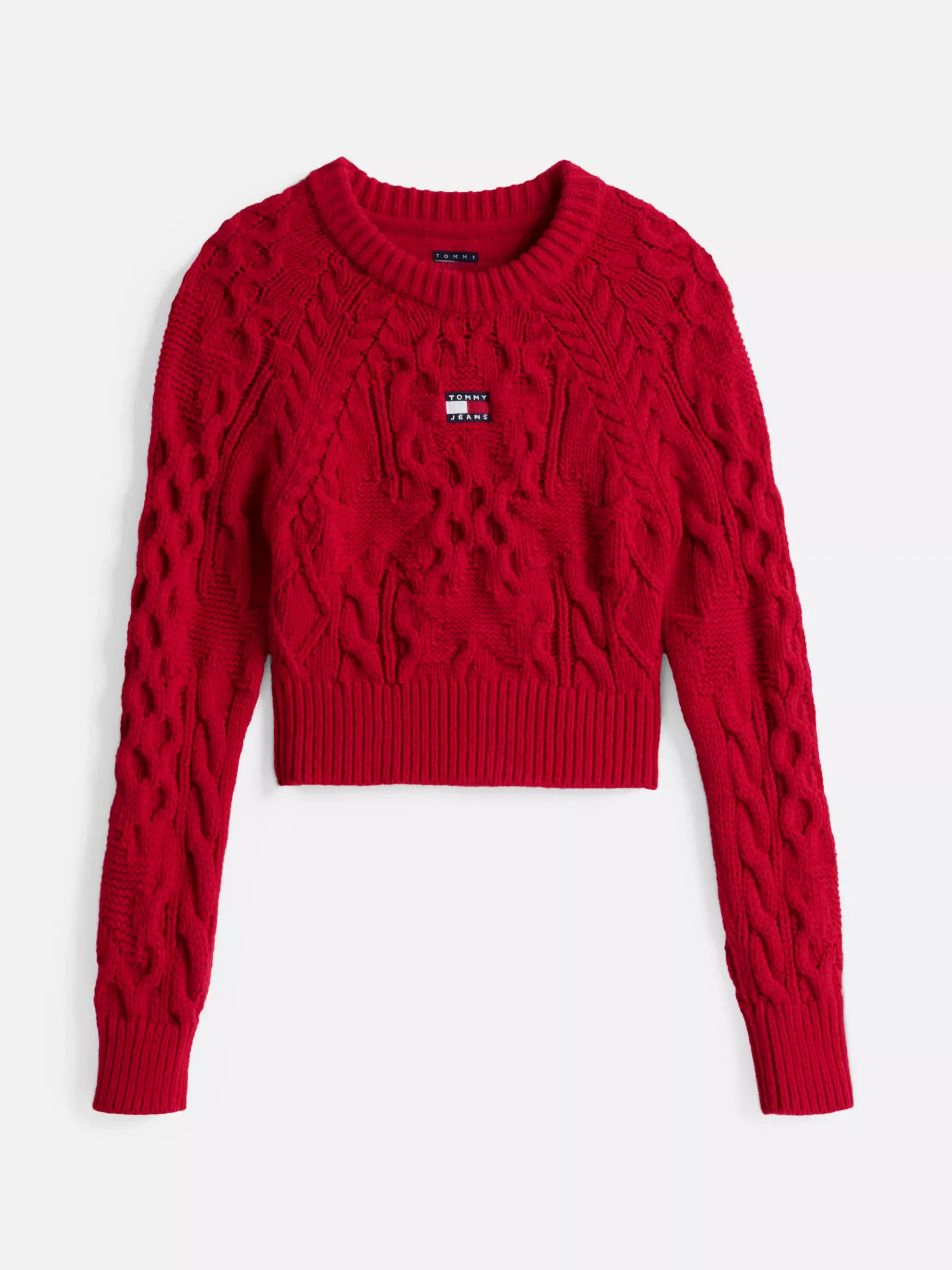 Tommy Hilfiger Pullover mit Zopfmuster und Sternen RED HOT Store