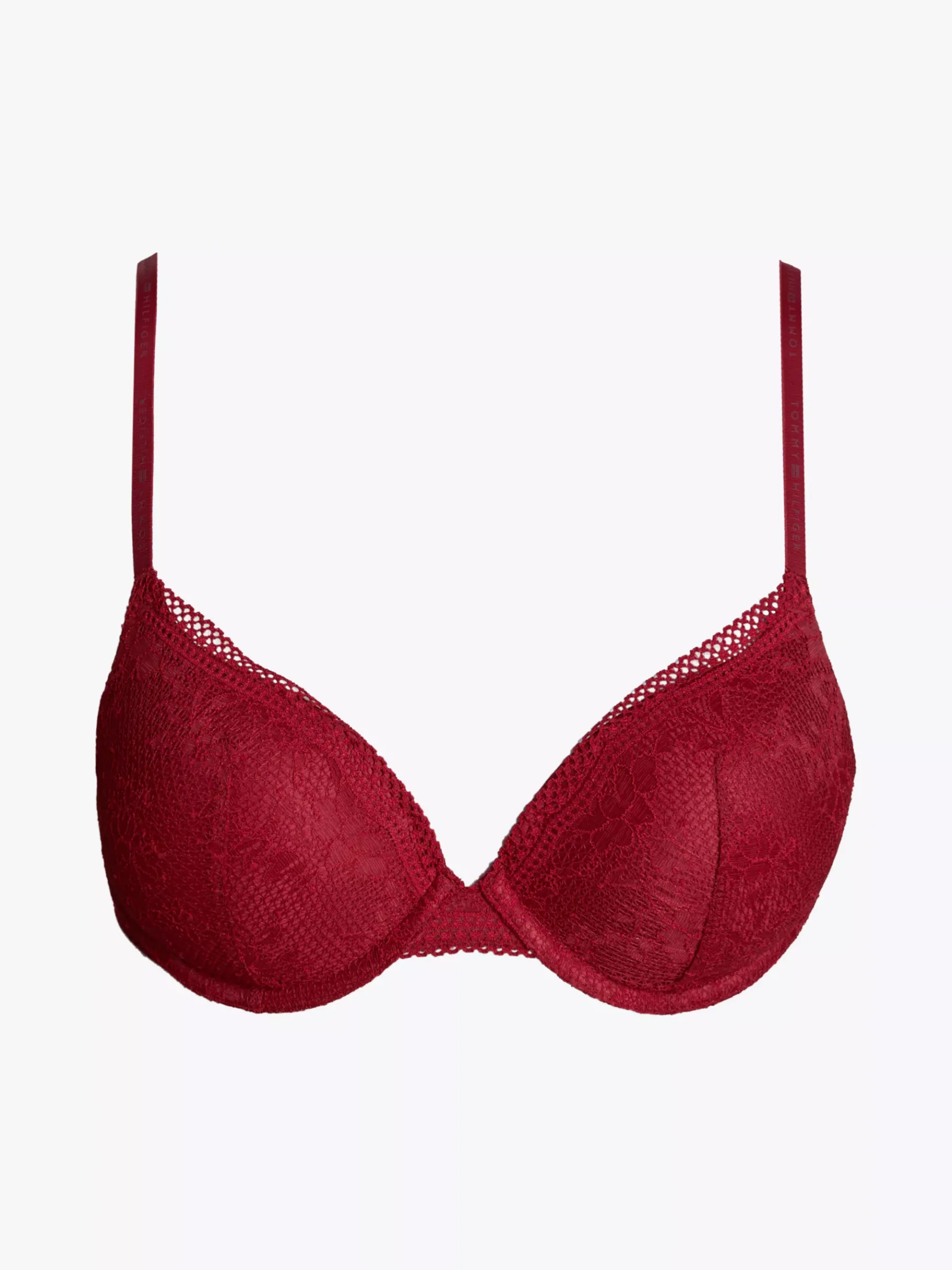 Tommy Hilfiger Push-up-BH mit Halbschalen ROUGE Cheap
