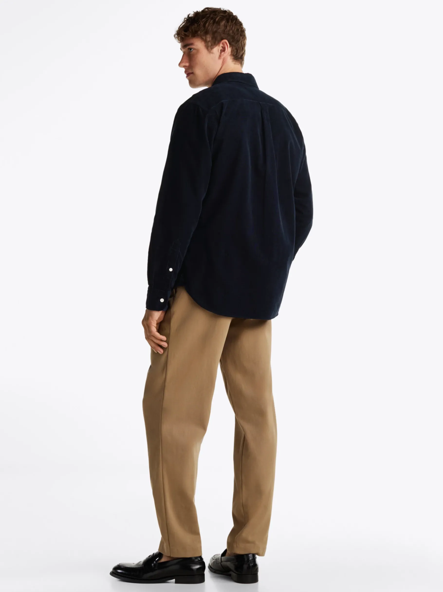 Tommy Hilfiger Regular Fit Cord-Hemd DESERT SKY Clearance