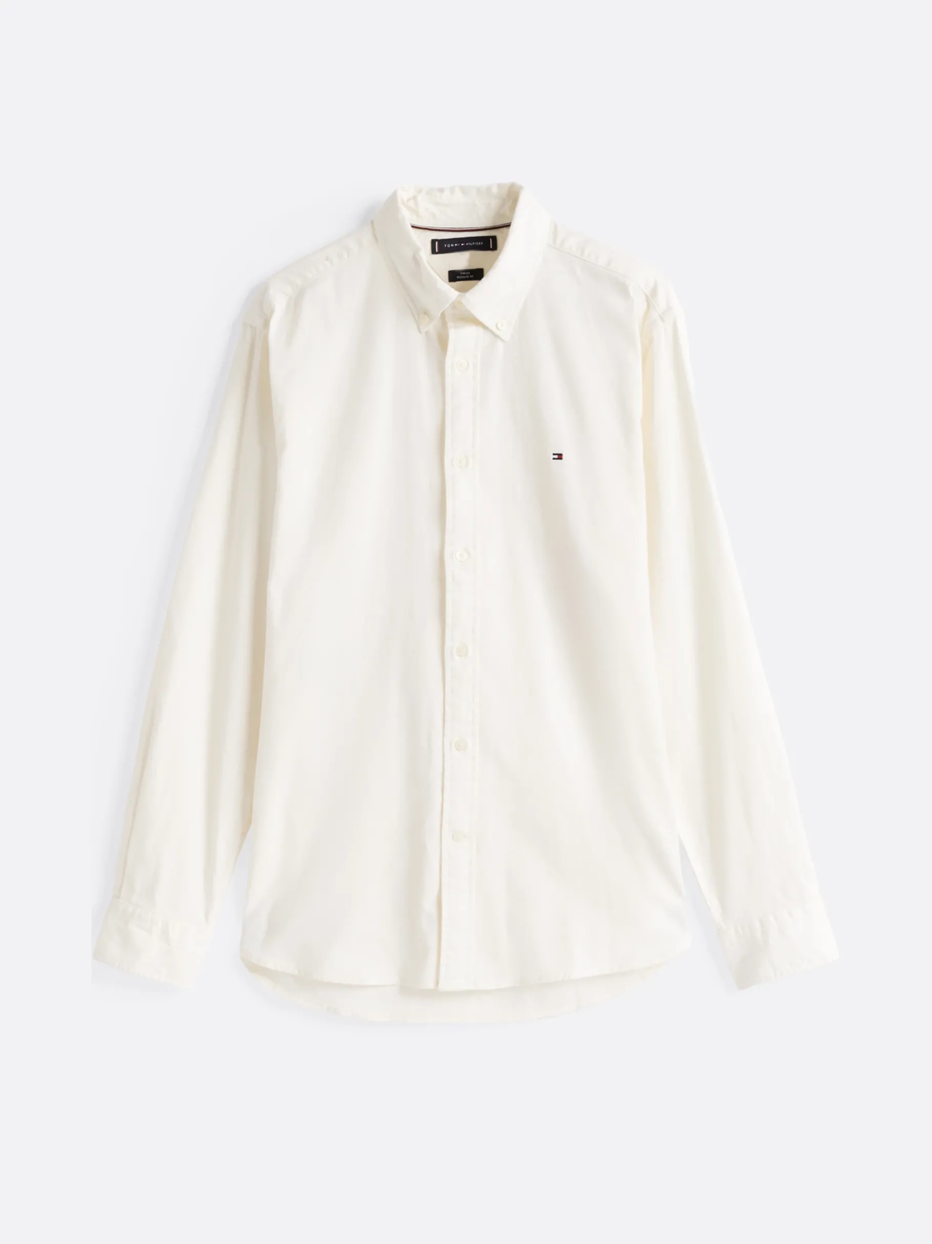 Tommy Hilfiger Regular Fit Hemd mit aufgestickter Flag IVORY PETAL Shop