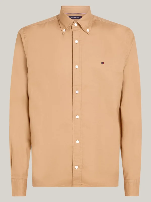 Tommy Hilfiger Regular Fit Hemd mit aufgestickter Flag SAFARI CANVAS Best Sale