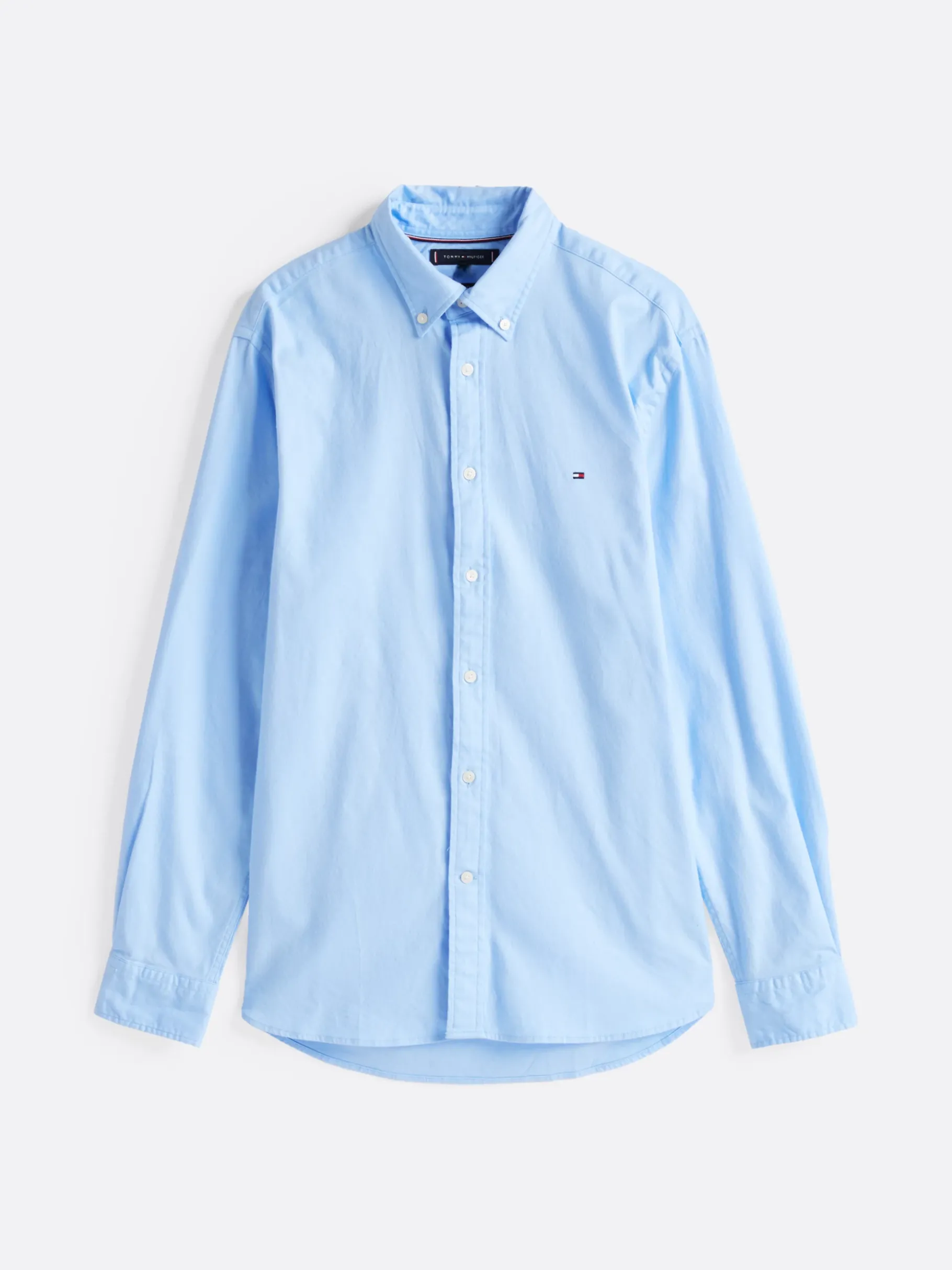 Tommy Hilfiger Regular Fit Hemd mit aufgestickter Flag VESSEL BLUE Shop