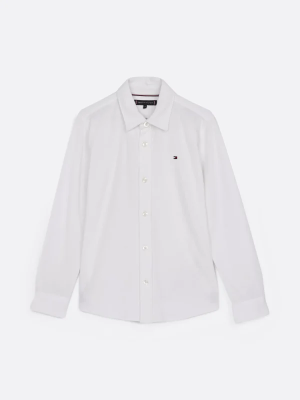 Tommy Hilfiger Regular Fit Hemd mit Mikro-Waffelstrick WHITE Shop