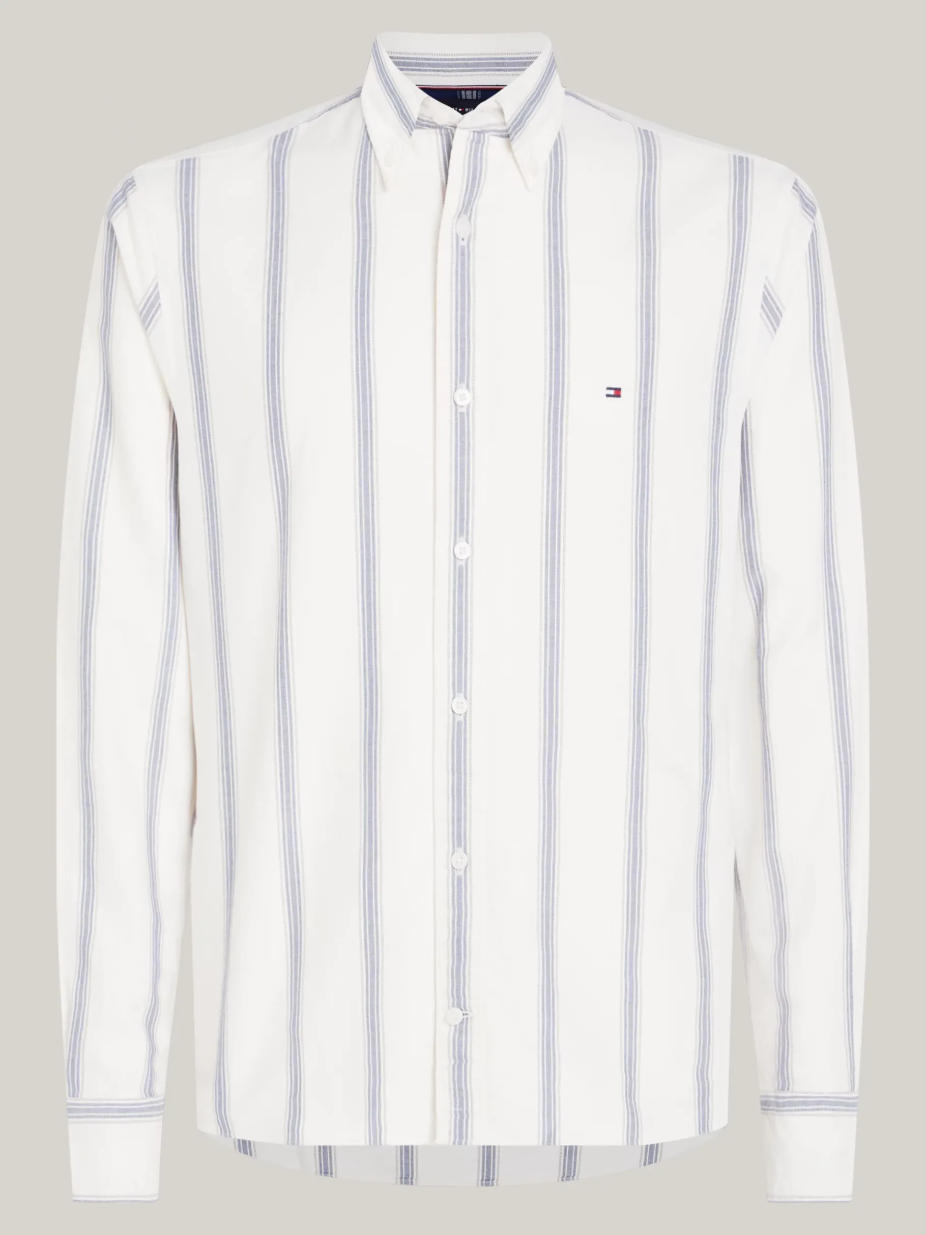 Tommy Hilfiger Regular Fit Hemd mit Shadow-Streifen ANCIENT WHITE/DARK NAVY/DARK MAGMA Discount