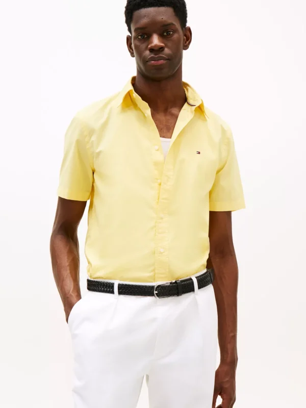 Tommy Hilfiger Regular Fit Kurzarm-Hemd CITRONELLA Cheap