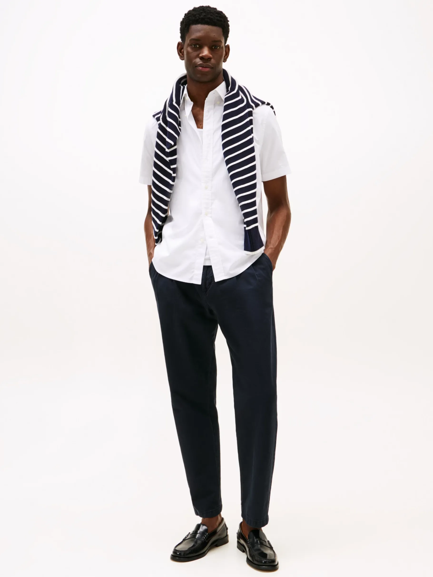 Tommy Hilfiger Regular Fit Kurzarm-Hemd OPTIC WHITE Best