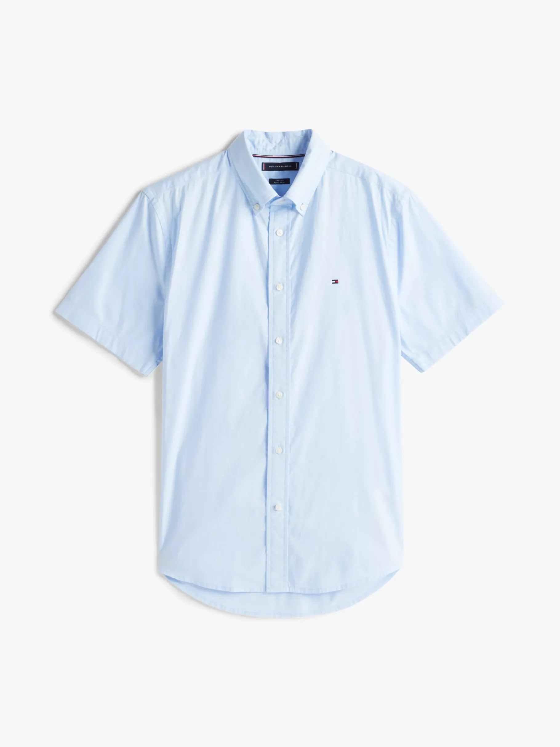 Tommy Hilfiger Regular Fit Kurzarm-Hemd SWEET BLUE Clearance