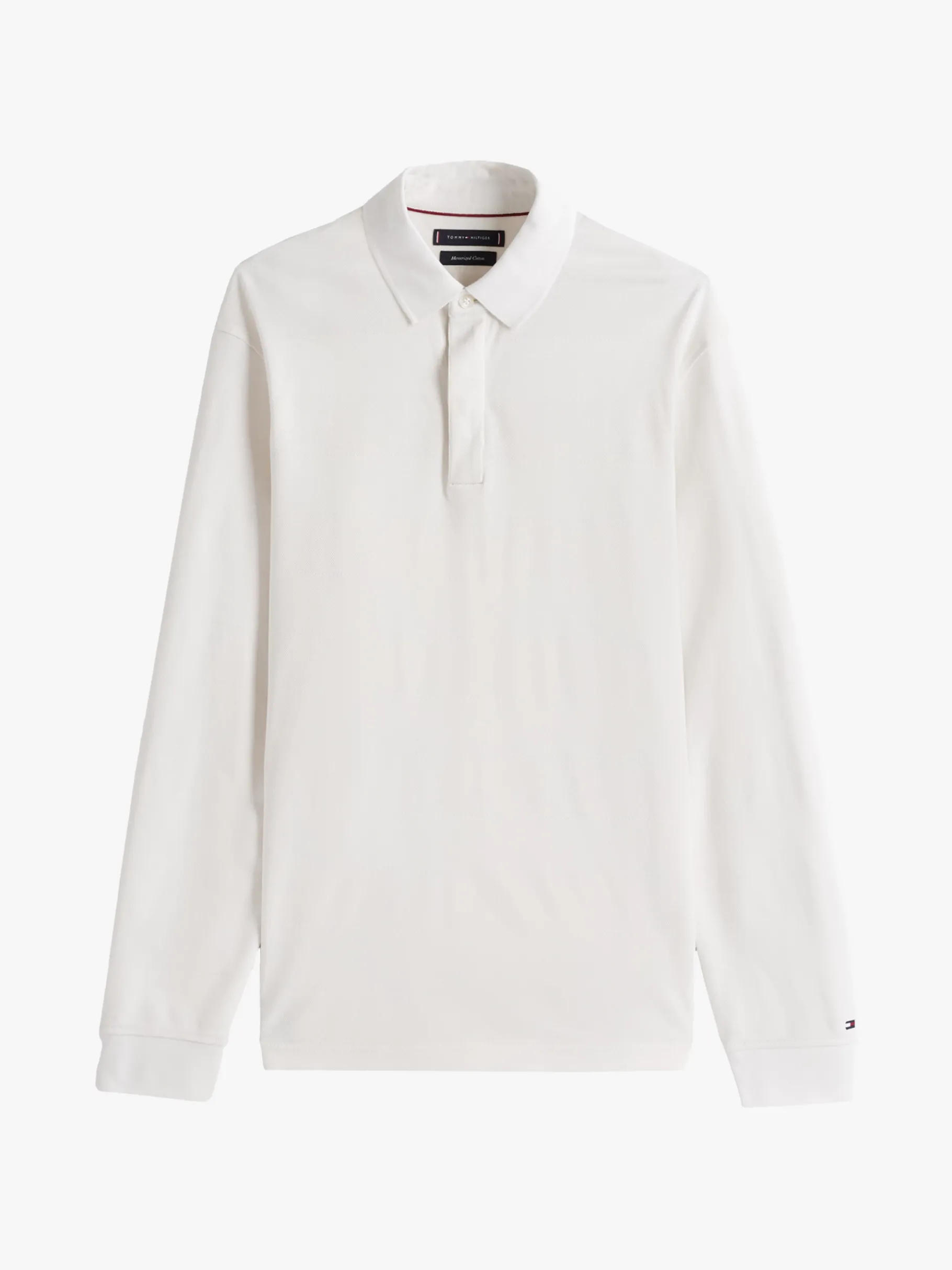 Tommy Hilfiger Regular Fit Langarm-Poloshirt IVORY Fashion