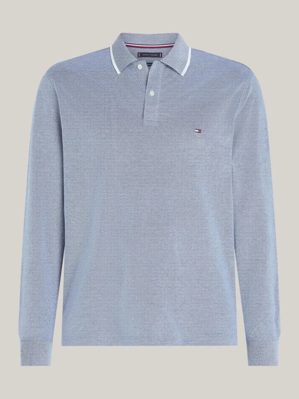 Tommy Hilfiger Regular Fit Langarm-Poloshirt DEEP INDIGO Sale