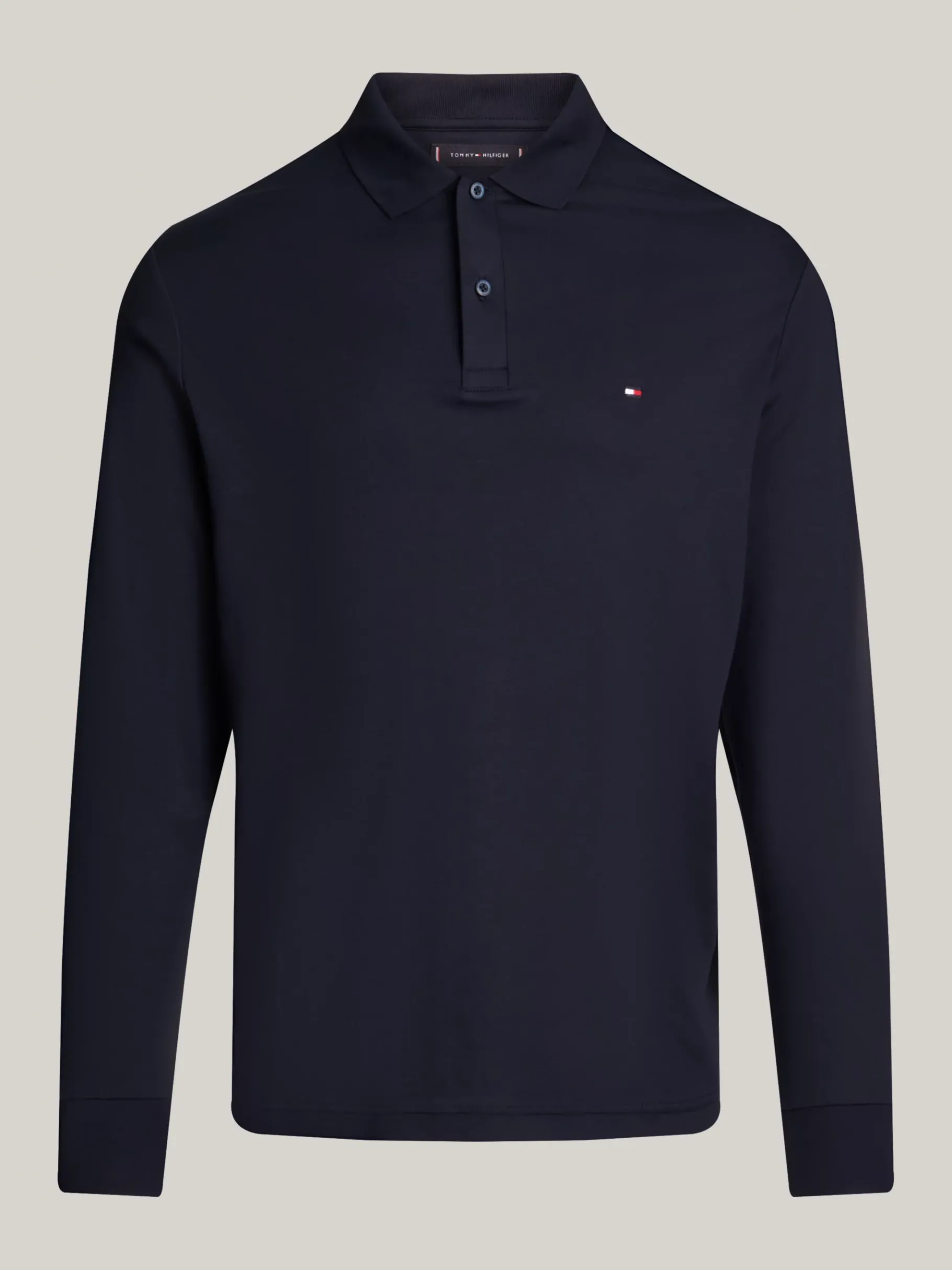 Tommy Hilfiger Regular Fit Langarm-Poloshirt DESERT SKY Fashion