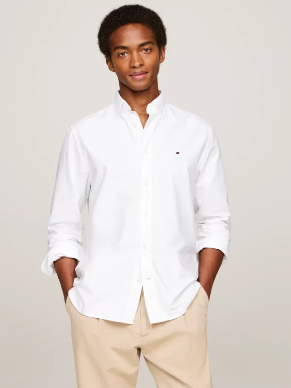 Tommy Hilfiger Regular Fit Oxford-Hemd OPTIC WHITE Best