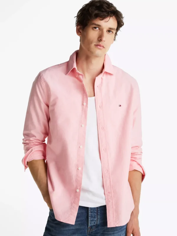 Tommy Hilfiger Regular Fit Oxford-Hemd CLASSIC PINK Cheap