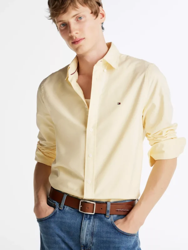 Tommy Hilfiger Regular Fit Oxford-Hemd CITRONELLA New