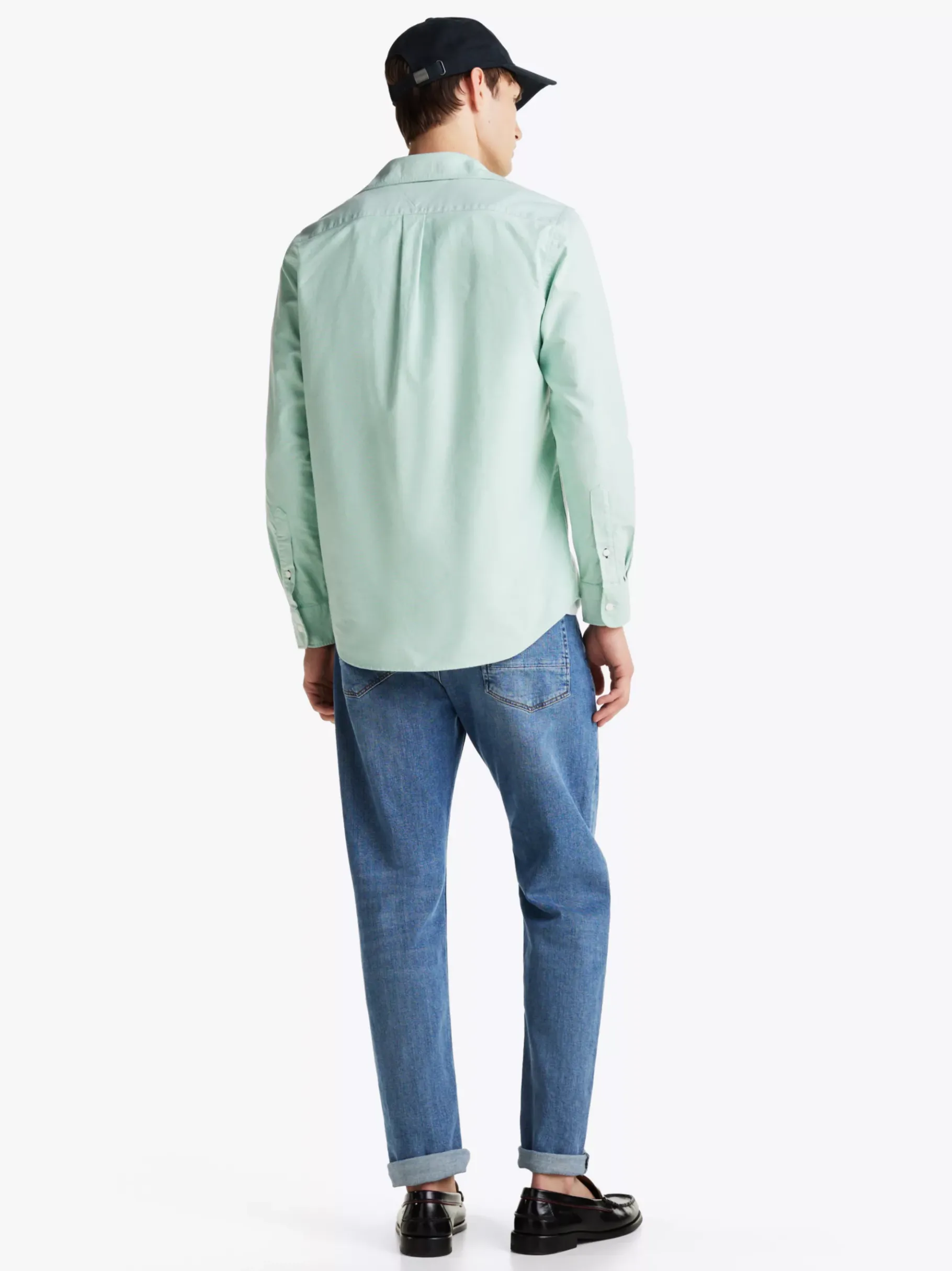 Tommy Hilfiger Regular Fit Oxford-Hemd NOUVEAU GREEN Clearance