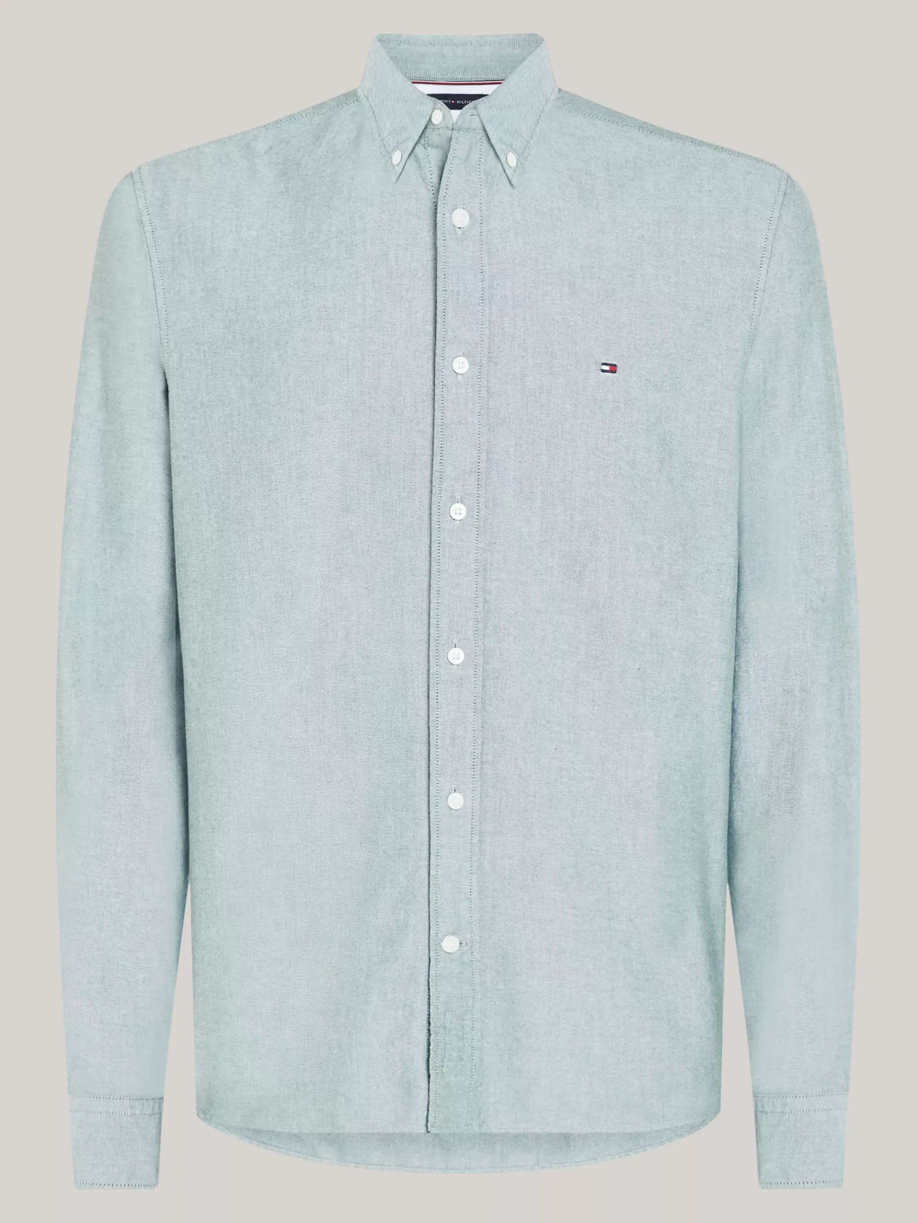 Tommy Hilfiger Regular Fit Oxford-Hemd ORNAMENTAL GREEN Best Sale