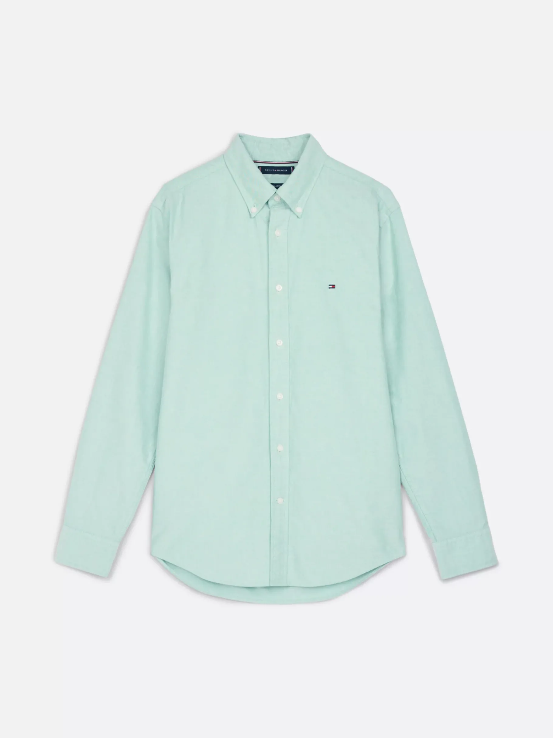 Tommy Hilfiger Regular Fit Oxford-Hemd NOUVEAU GREEN Clearance