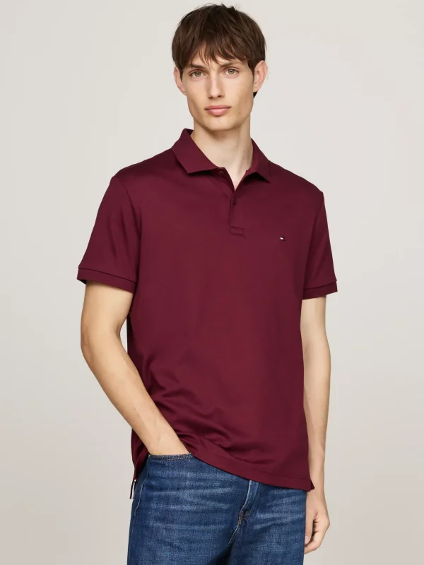 Tommy Hilfiger Regular Fit Poloshirt DEEP ROUGE Cheap
