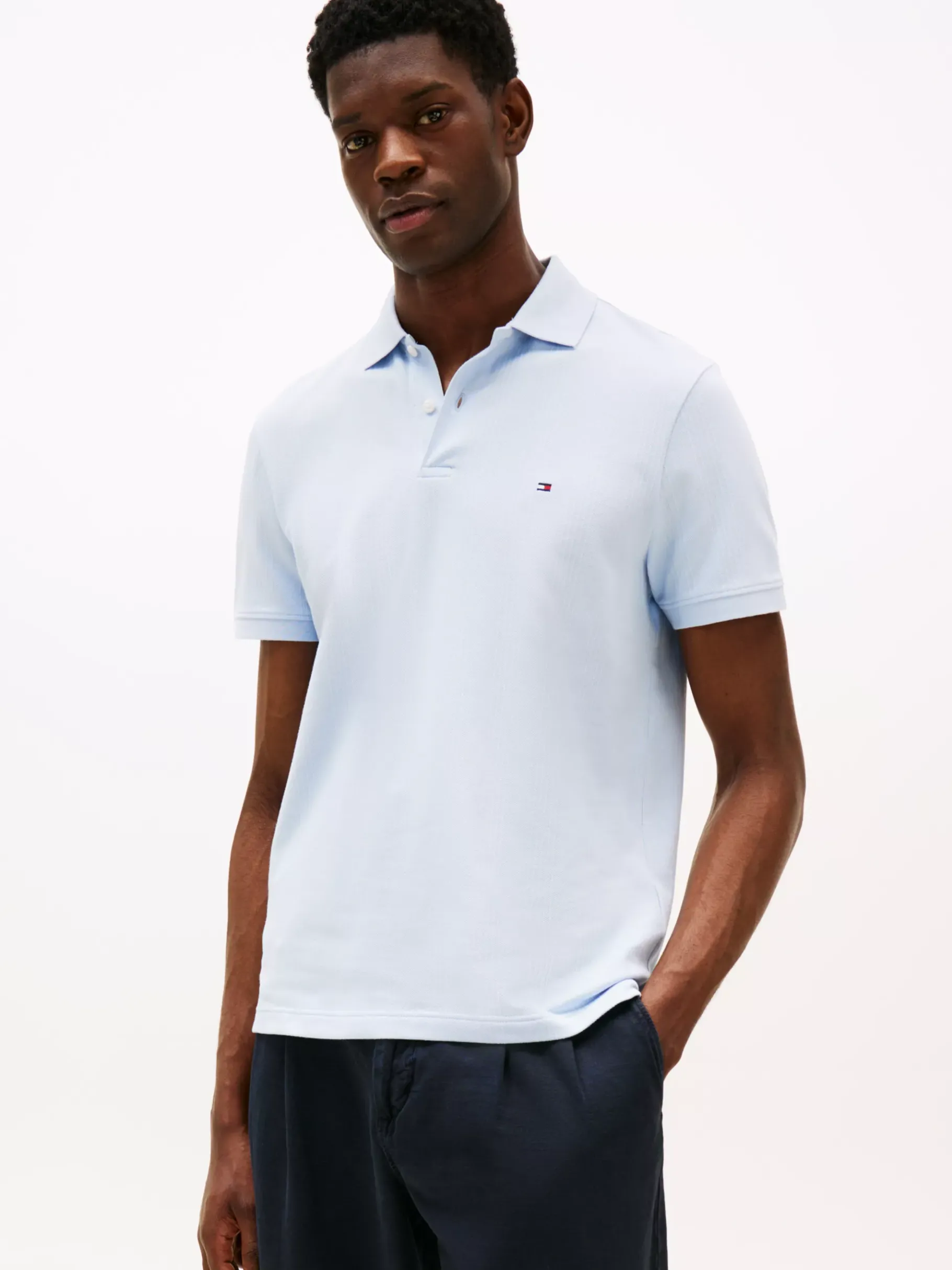 Tommy Hilfiger Regular Fit Poloshirt BREEZY BLUE Fashion
