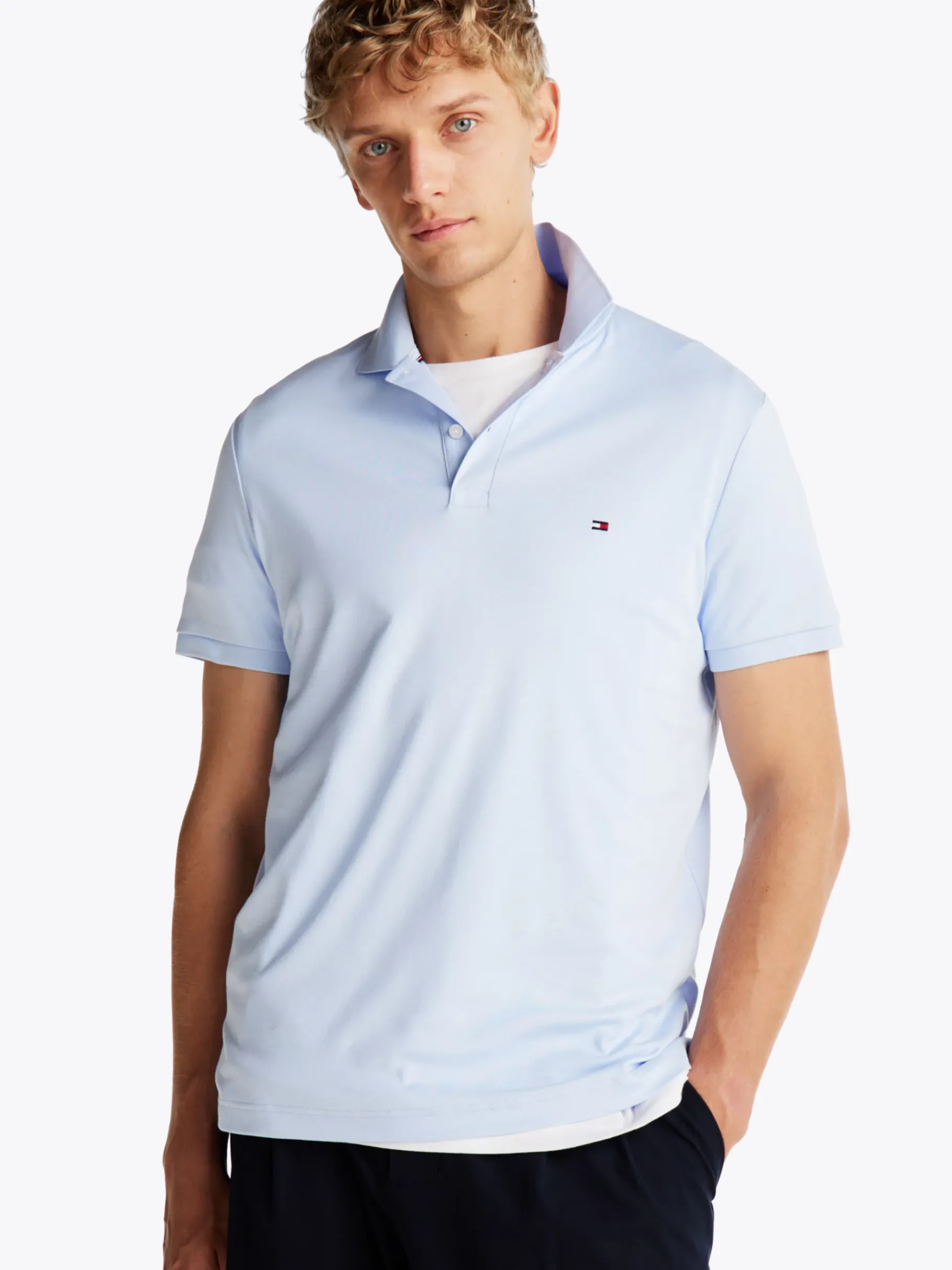 Tommy Hilfiger Regular Fit Poloshirt SWEET BLUE Best Sale