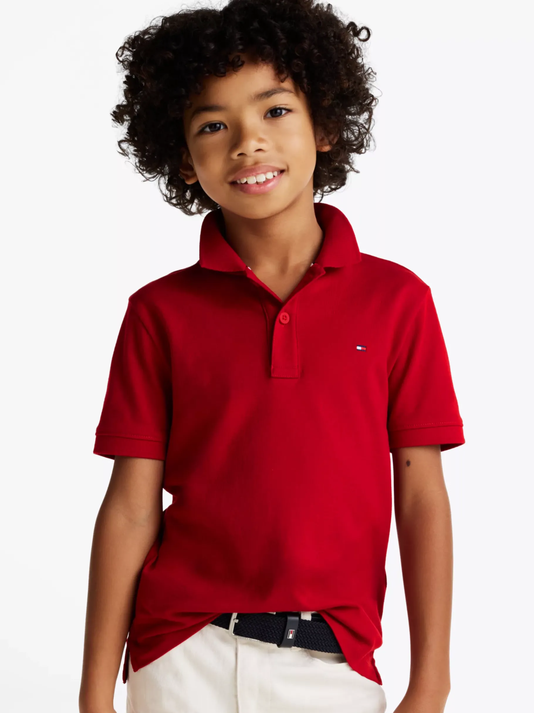 Tommy Hilfiger Regular Fit Poloshirt MEDIUM RED Discount