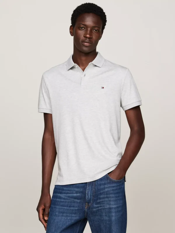 Tommy Hilfiger Regular Fit Poloshirt LIGHT GREY HEATHER Flash Sale