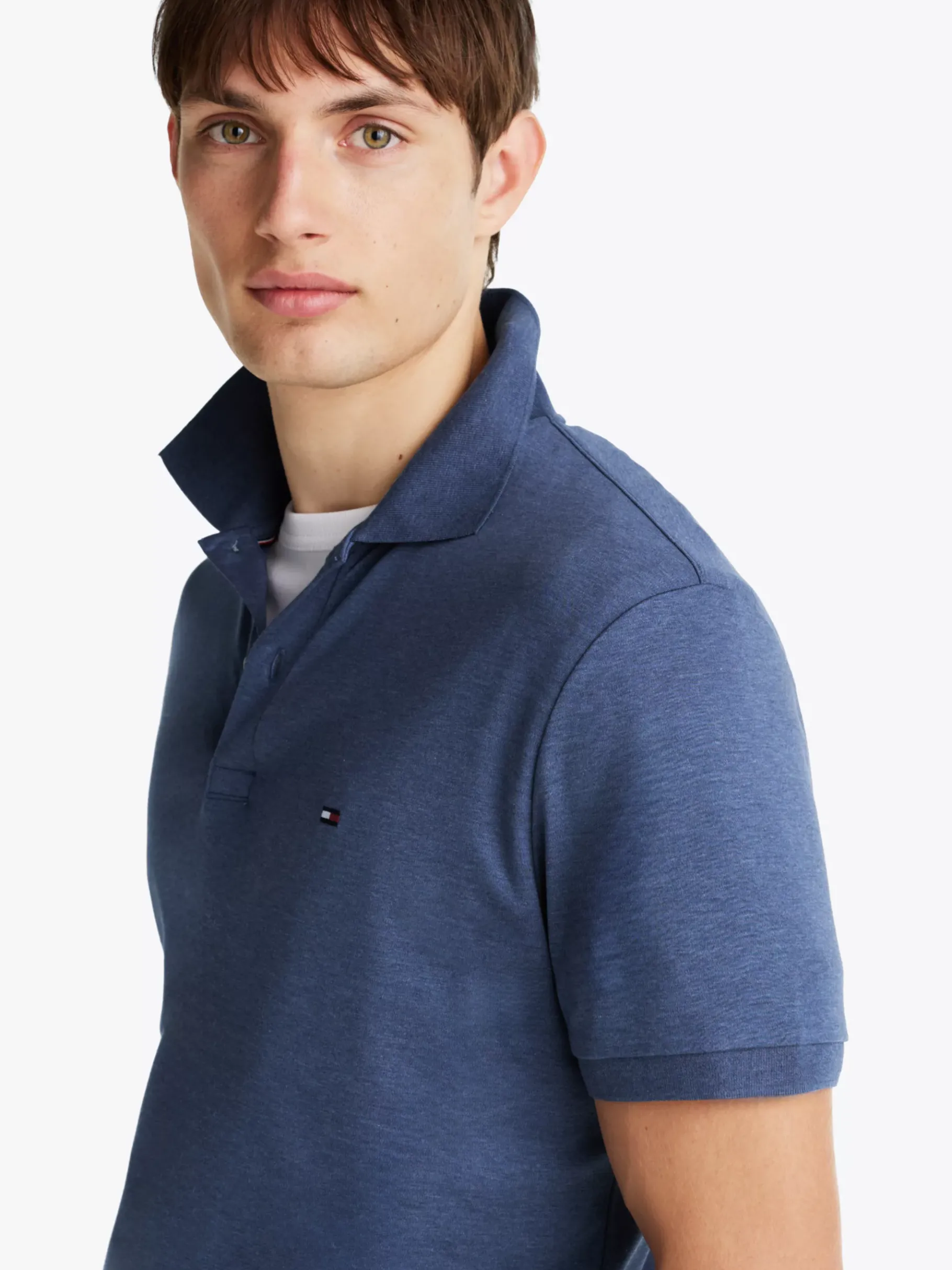 Tommy Hilfiger Regular Fit Poloshirt FADED INDIGO HEATHER Sale