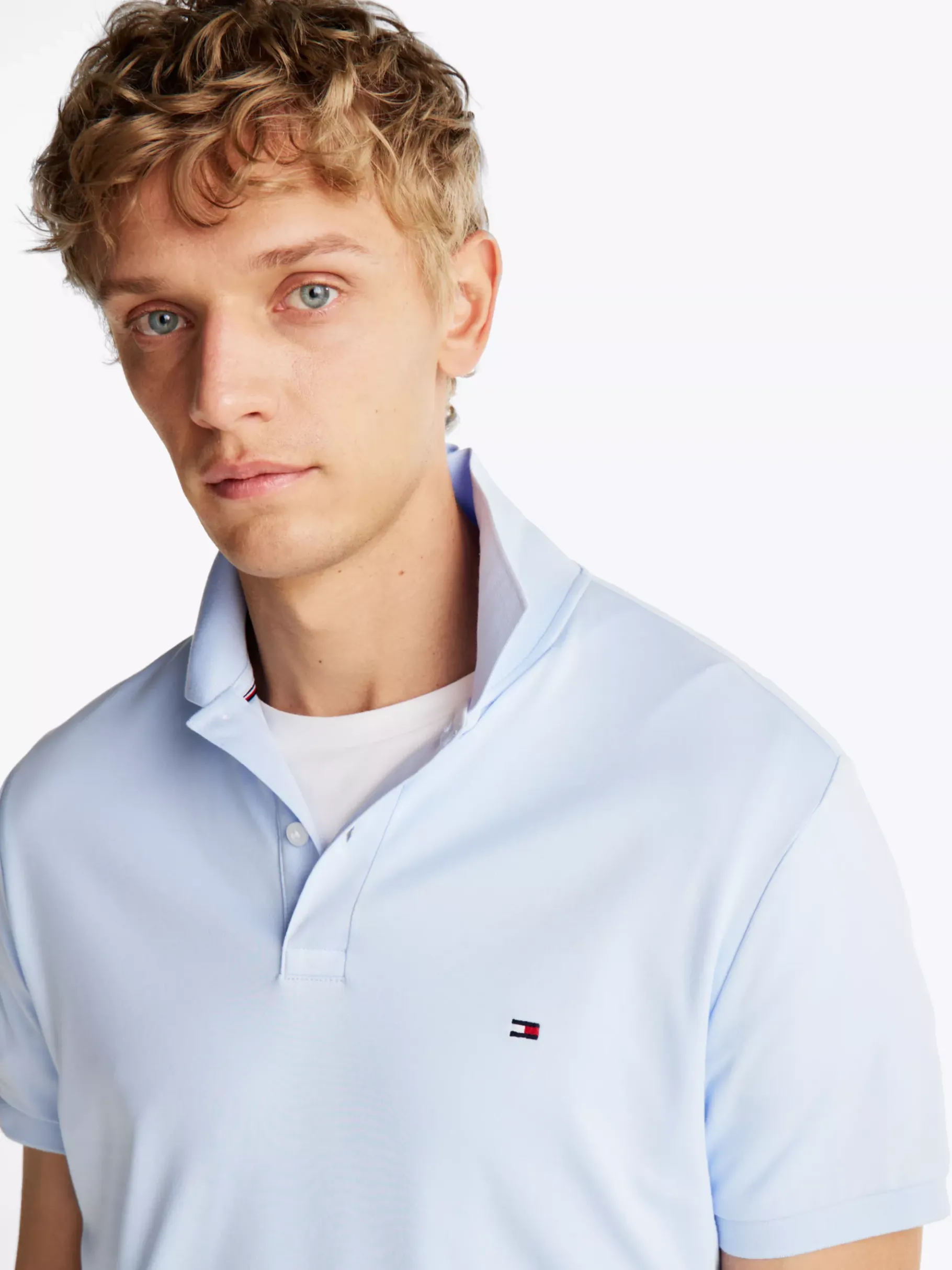 Tommy Hilfiger Regular Fit Poloshirt SWEET BLUE Best Sale