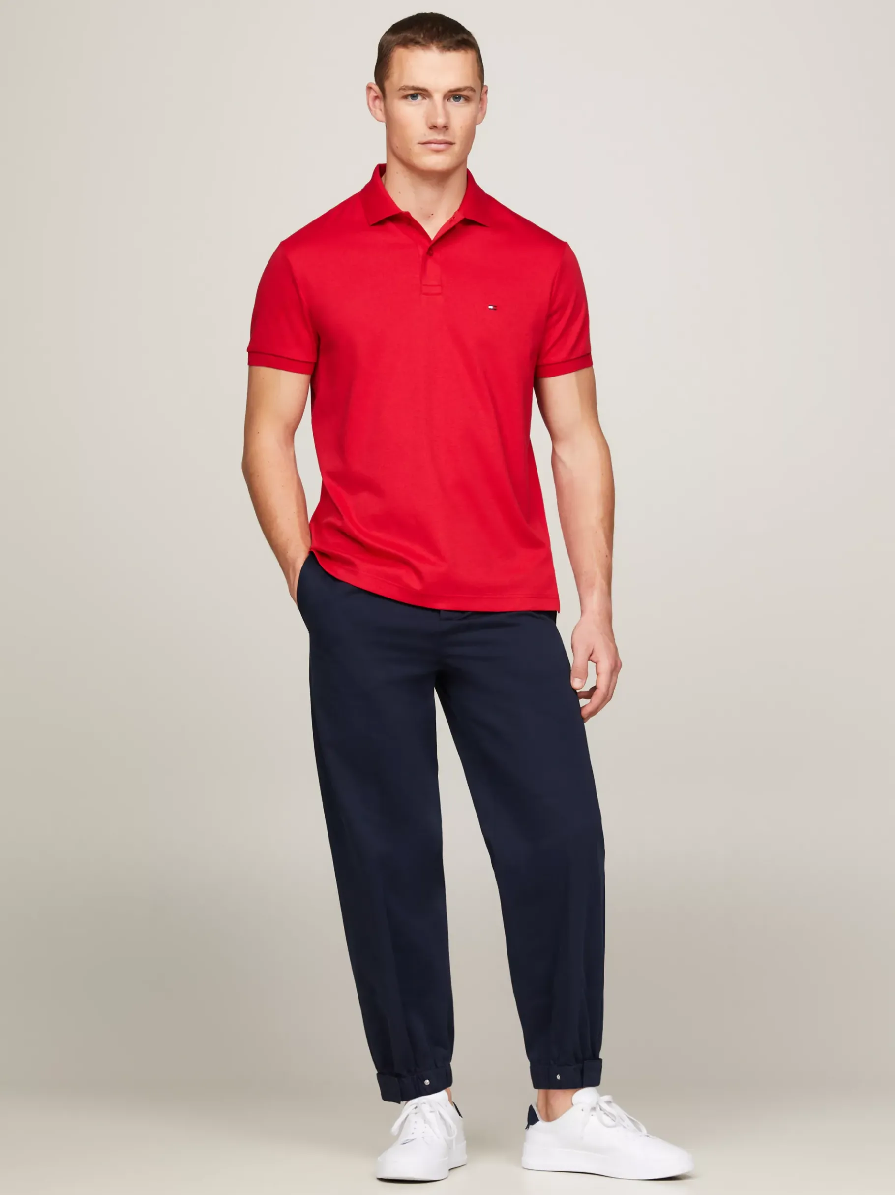 Tommy Hilfiger Regular Fit Poloshirt PRIMARY RED Discount