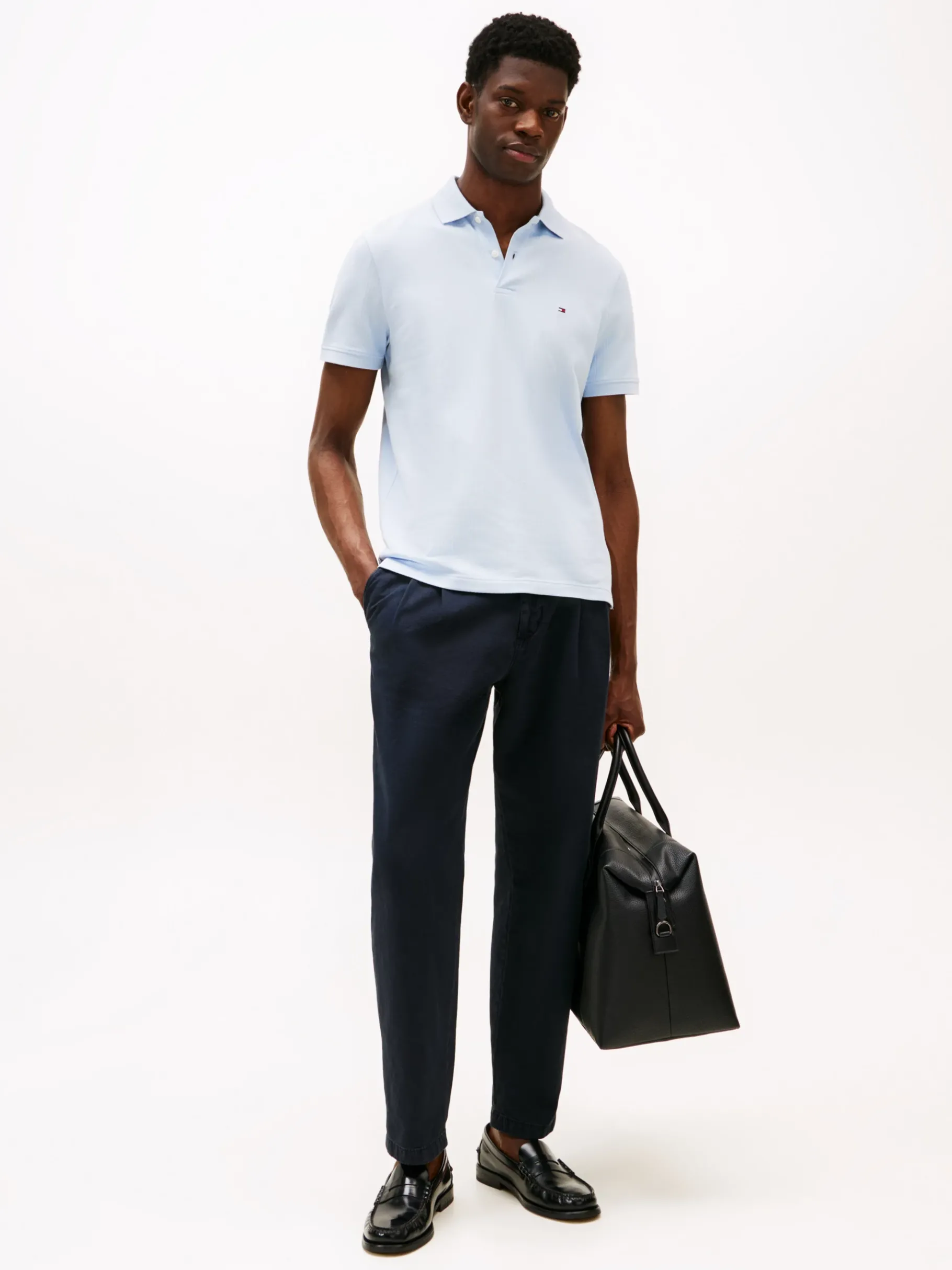 Tommy Hilfiger Regular Fit Poloshirt BREEZY BLUE Fashion