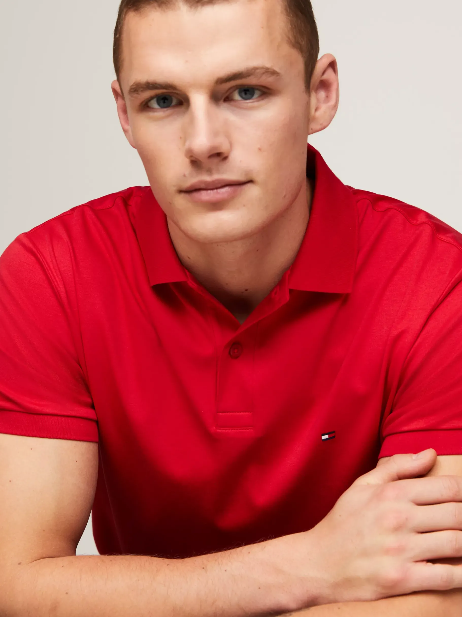 Tommy Hilfiger Regular Fit Poloshirt PRIMARY RED Discount