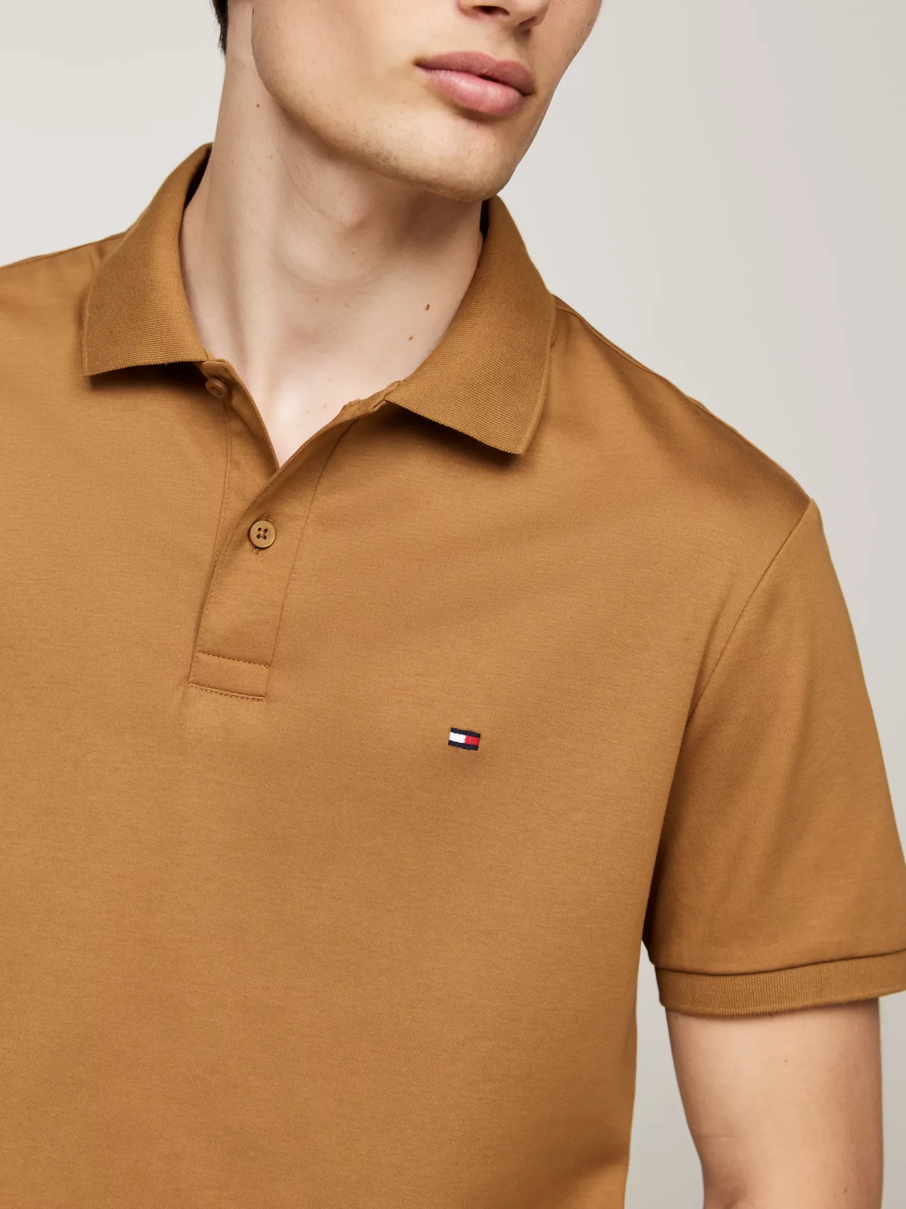 Tommy Hilfiger Regular Fit Poloshirt COUNTRY BROWN Best Sale