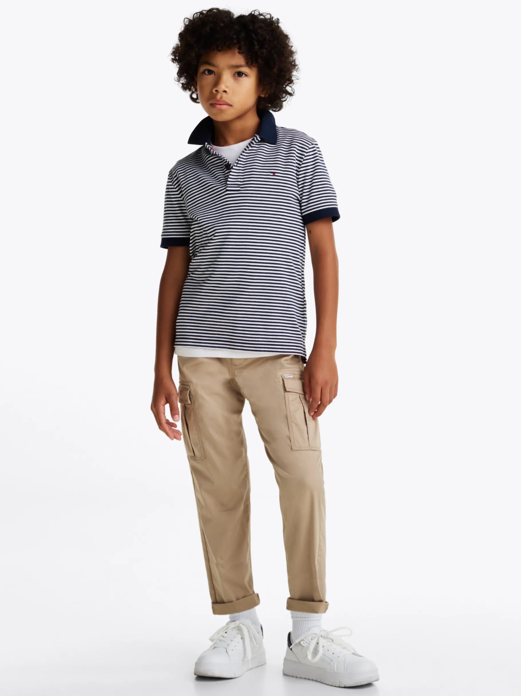 Tommy Hilfiger Regular Fit Poloshirt DARK NAVY STRIPE New