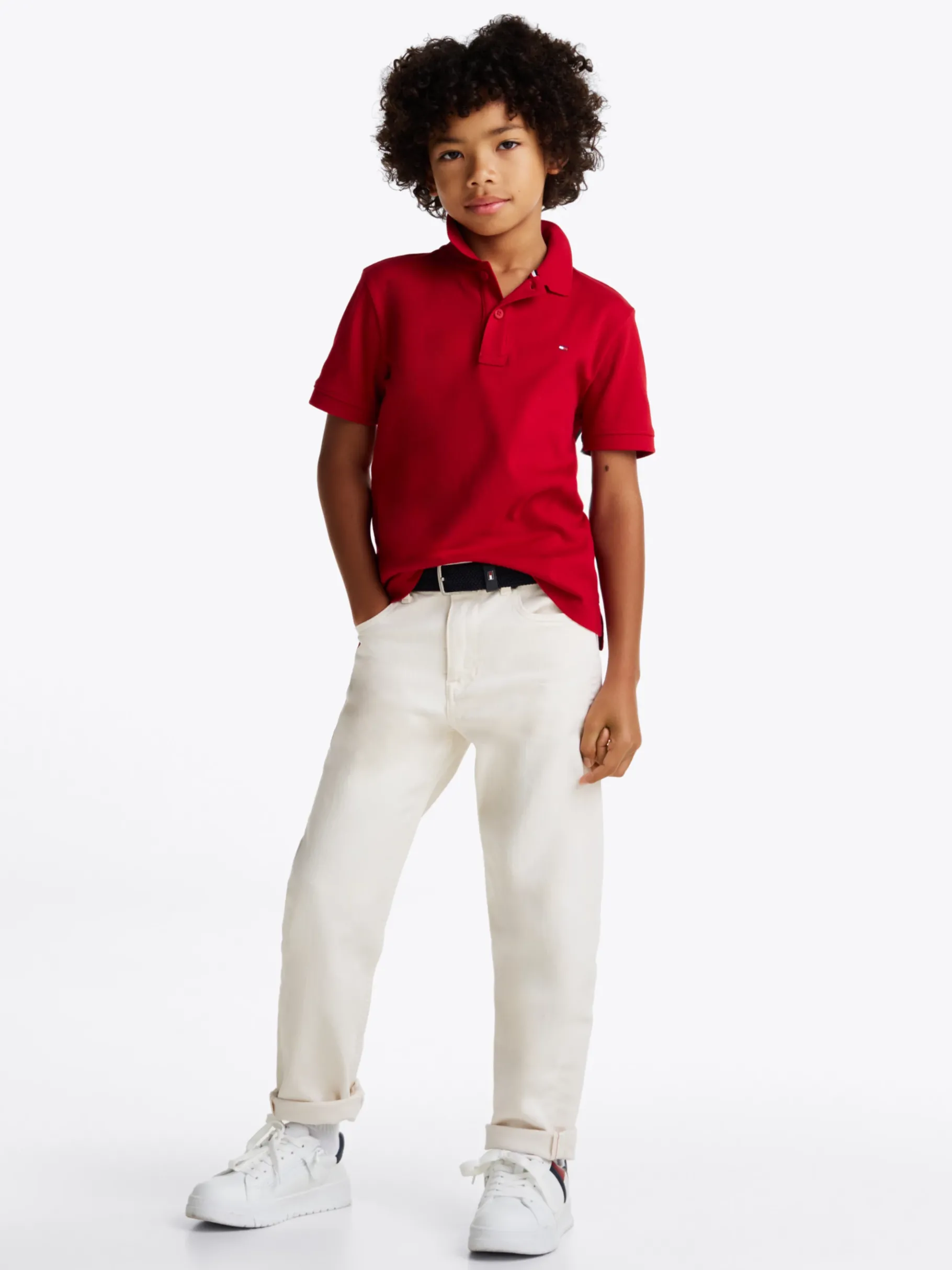 Tommy Hilfiger Regular Fit Poloshirt MEDIUM RED Discount