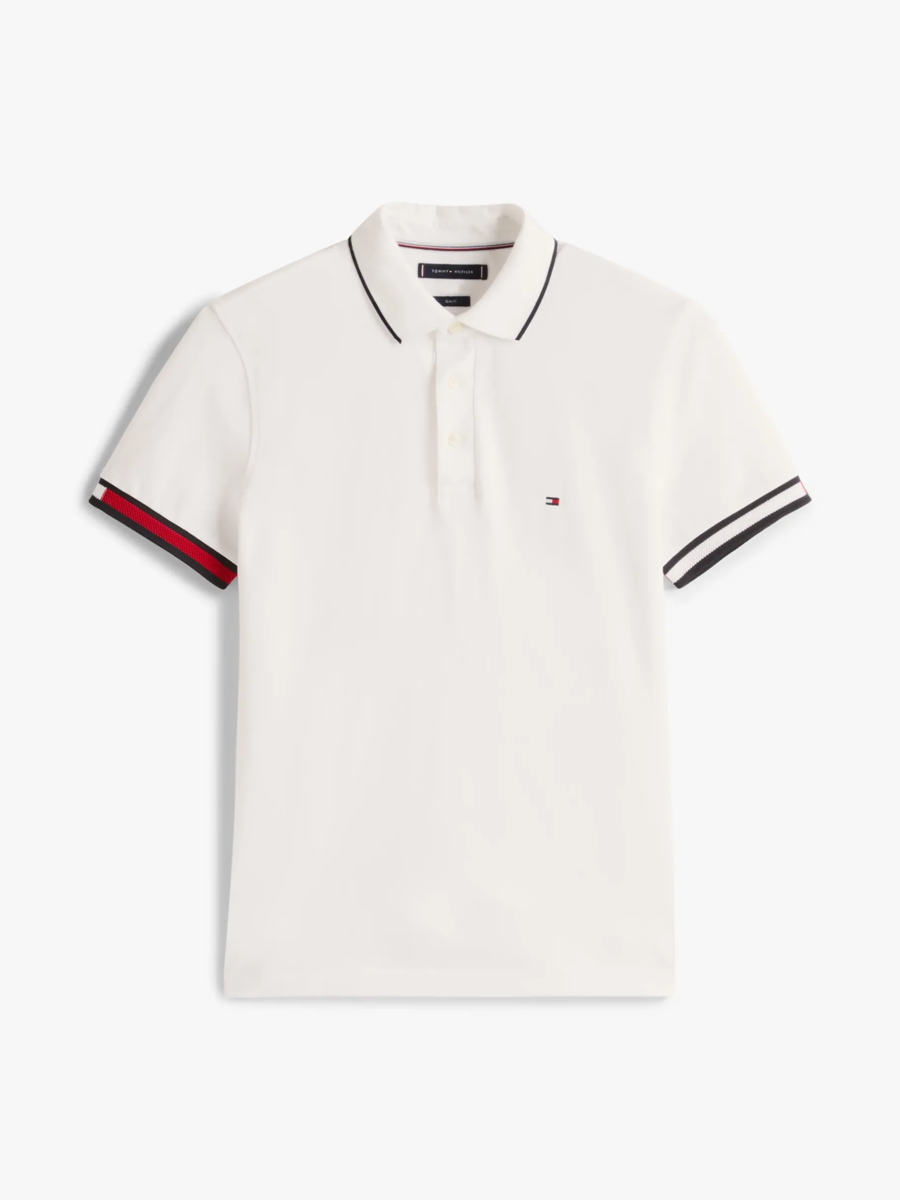 Tommy Hilfiger Regular Fit Poloshirt IVORY PETAL Outlet