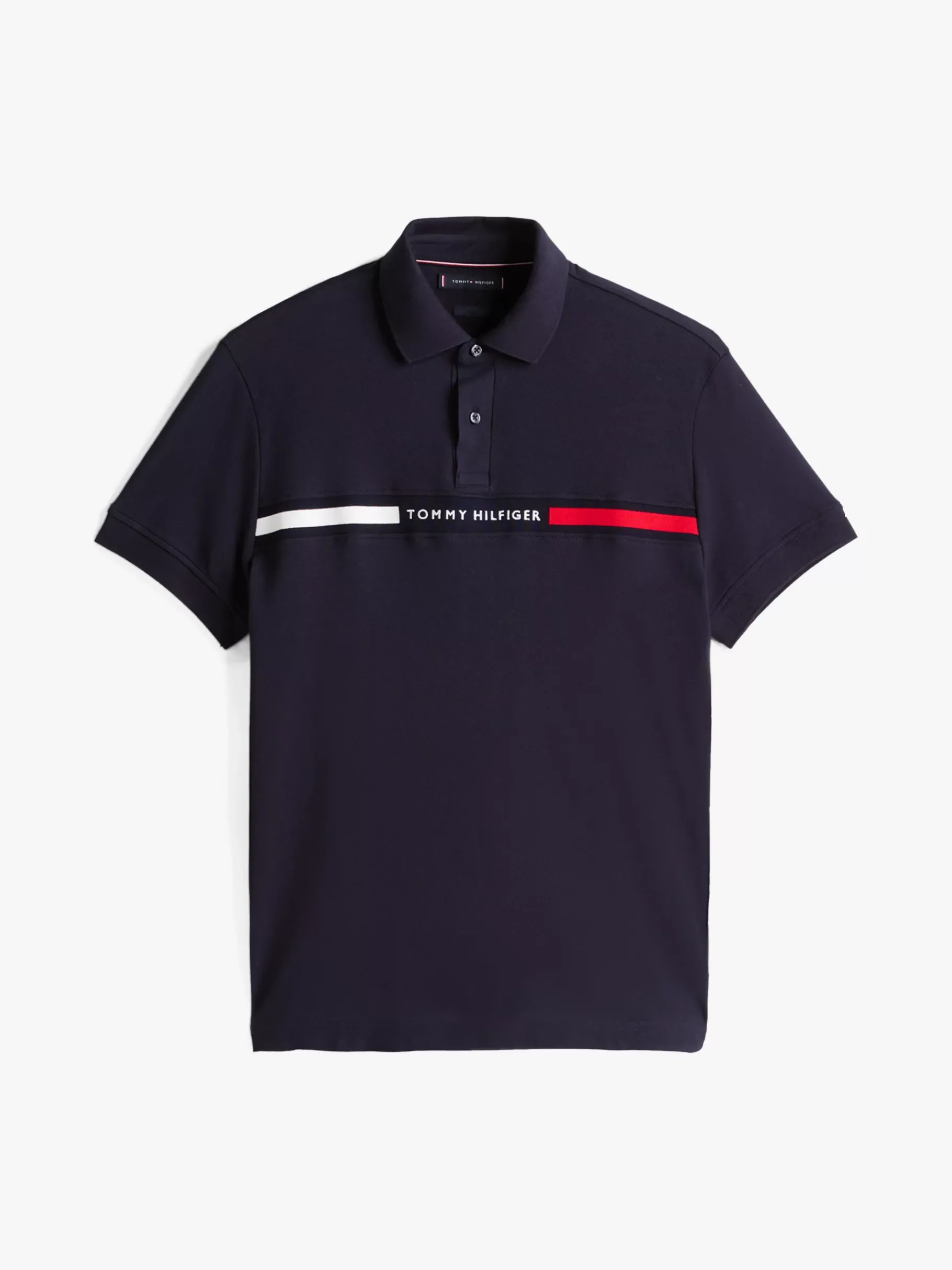 Tommy Hilfiger Regular Fit Poloshirt mit Logo-Stickerei DESERT SKY Store