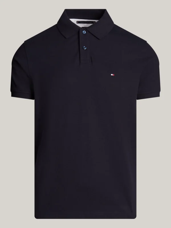Tommy Hilfiger Regular Fit Poloshirt mit Color Block-Design DESERT SKY / ECRU / ROUGE Store