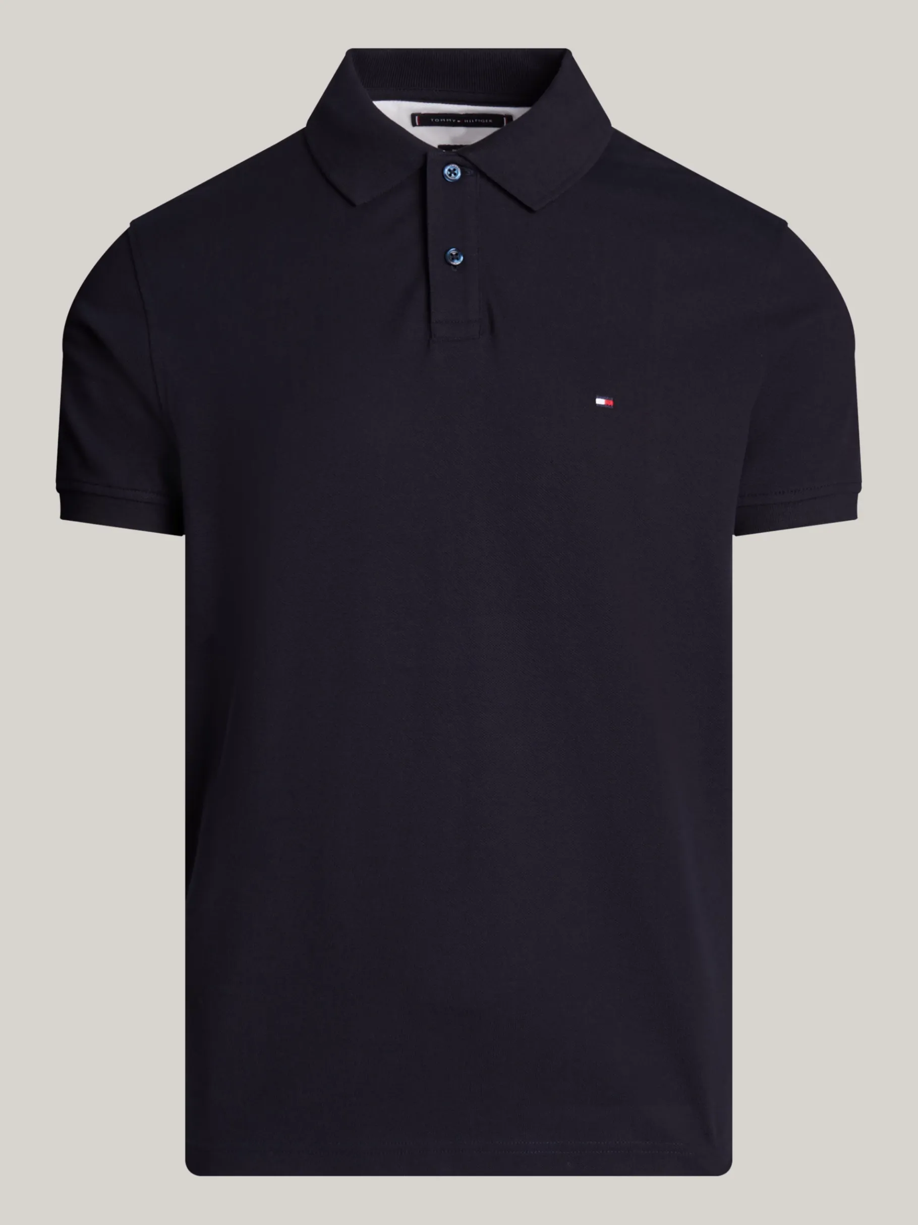 Tommy Hilfiger Regular Fit Poloshirt mit Color Block-Design DESERT SKY / ECRU / ROUGE Store