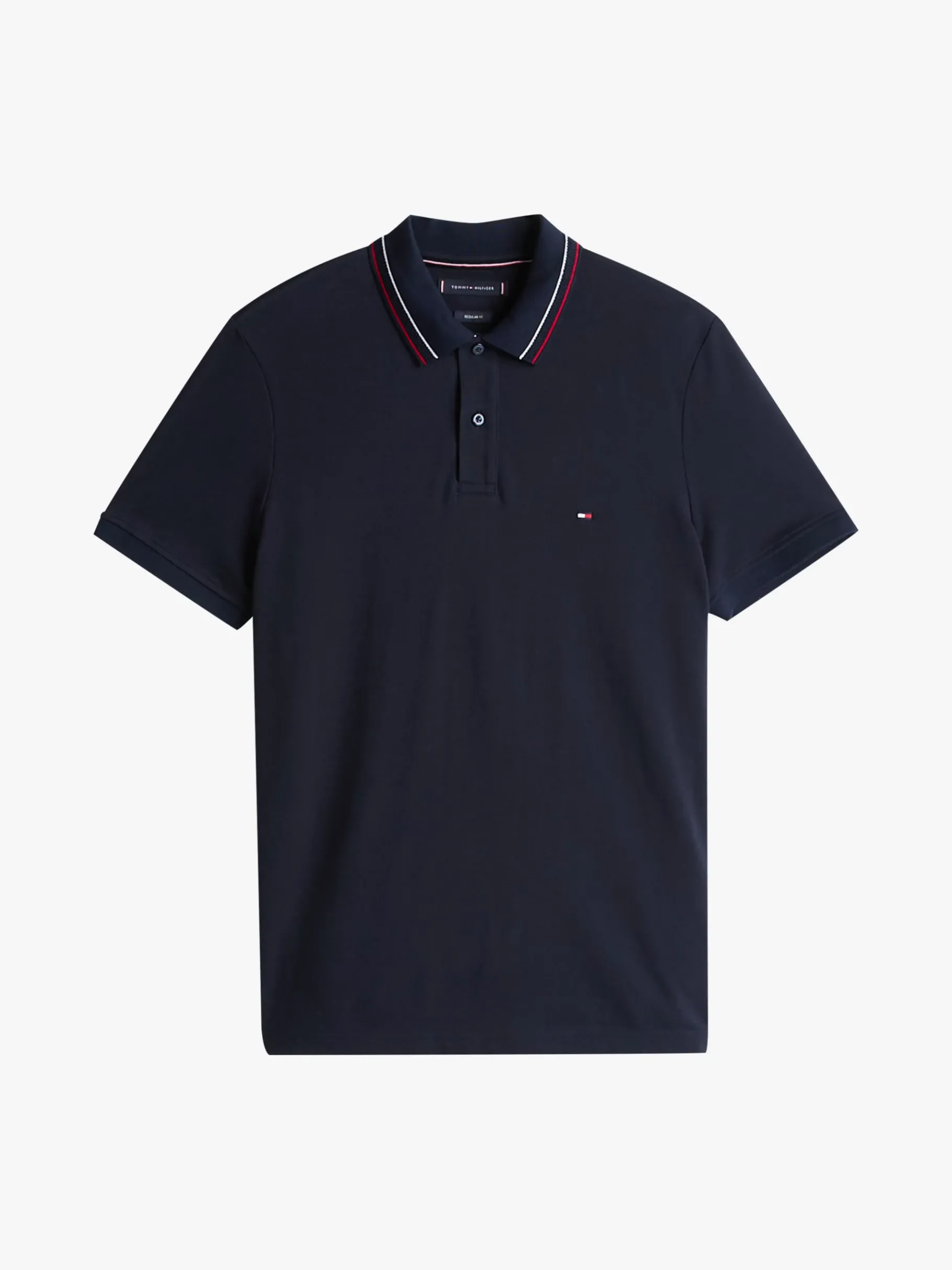 Tommy Hilfiger Regular Fit Poloshirt mit Kontrast-Details DESERT SKY Sale