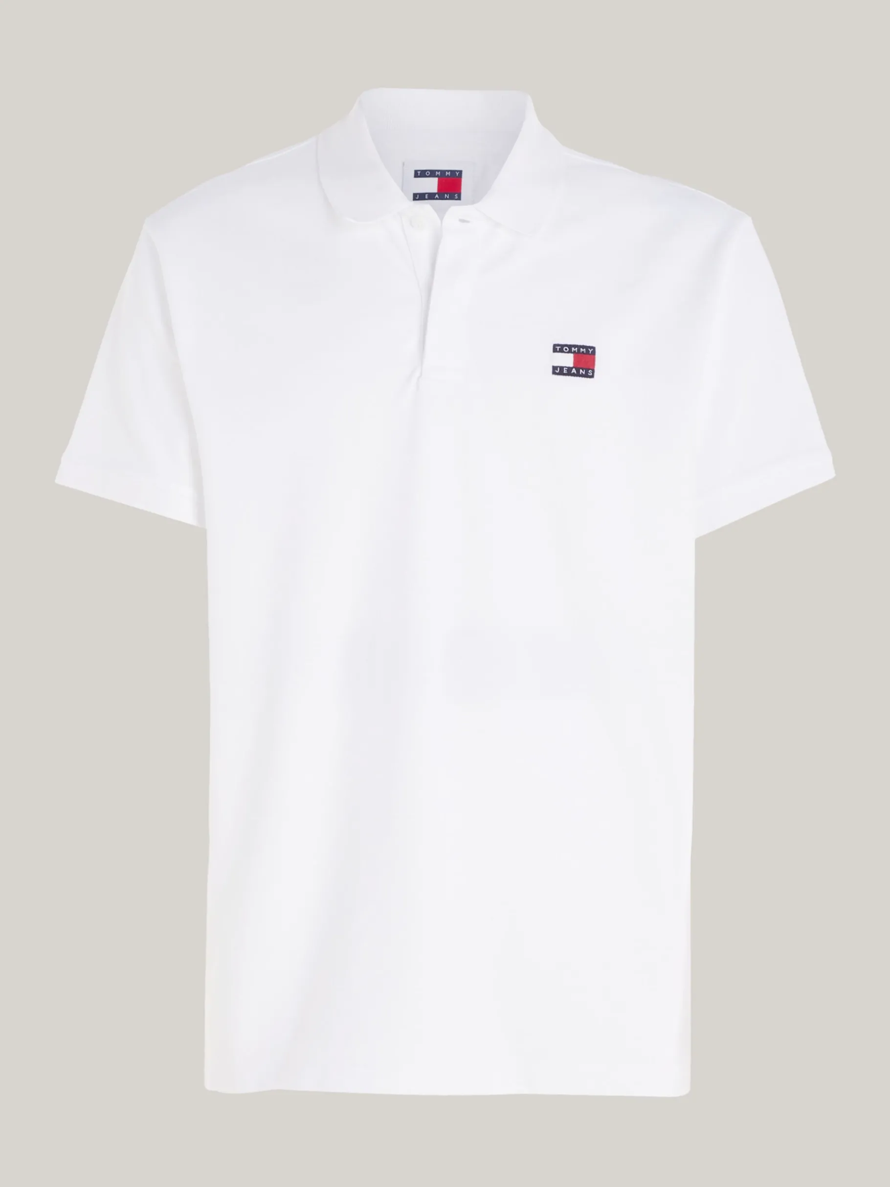Tommy Hilfiger Regular Fit Poloshirt mit Badge WHITE Best Sale
