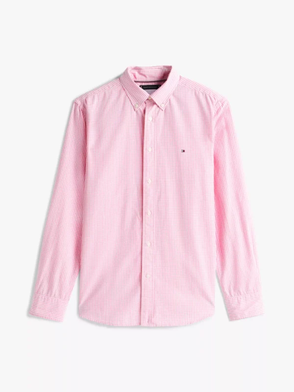 Tommy Hilfiger Regular Fit Popeline-Hemd mit Vichy-Karos CLASSIC PINK / OPTIC WHITE Online