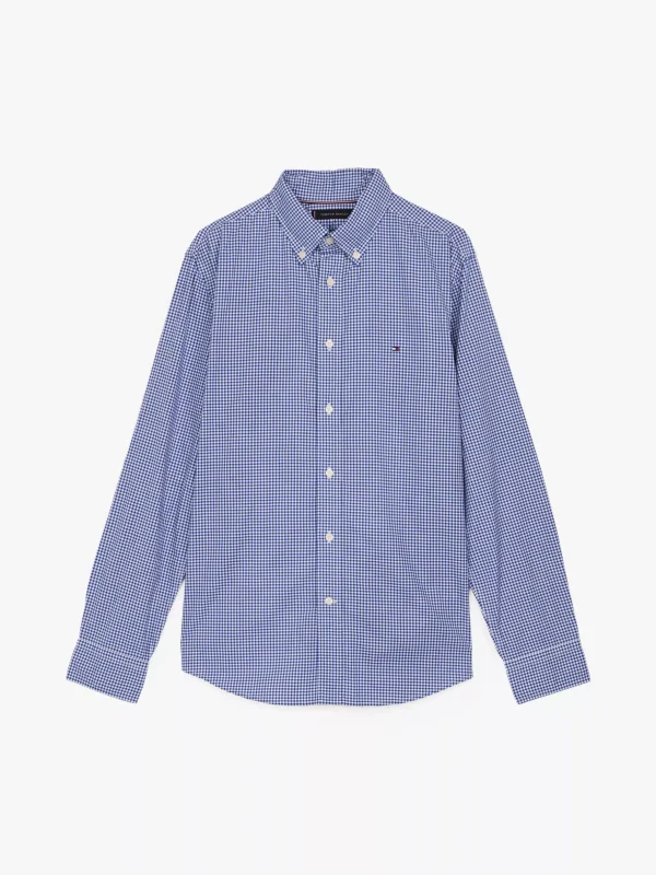 Tommy Hilfiger Regular Fit Popeline-Hemd mit Vichy-Karos WEDGE BLUE / OPTIC WHITE Hot